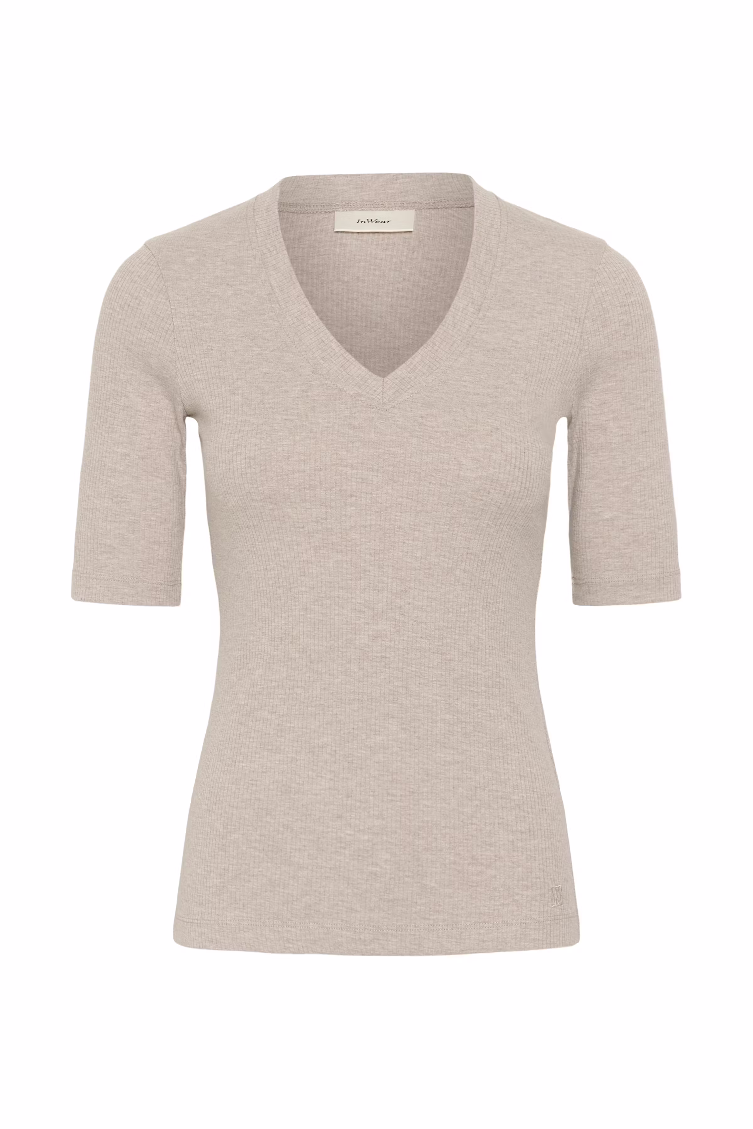 DagnaIW Melange V T-shirt PACK FRONT 30106865-1545031