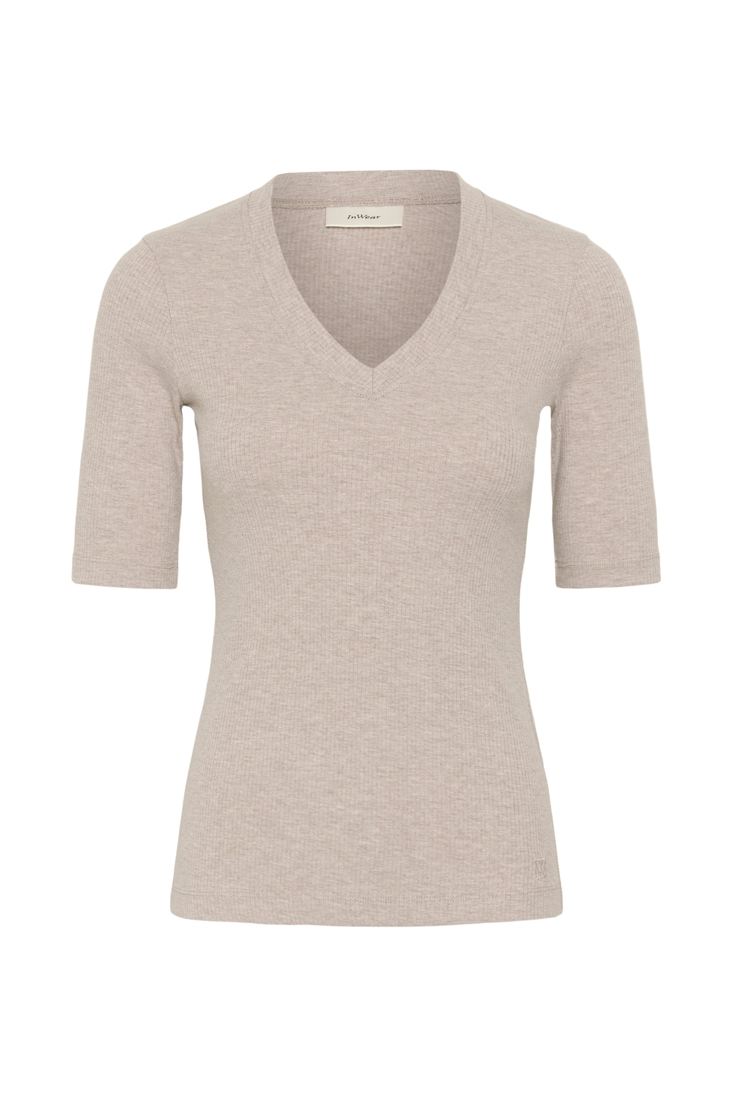 DagnaIW Melange V T-shirt PACK FRONT 30106865-1915181