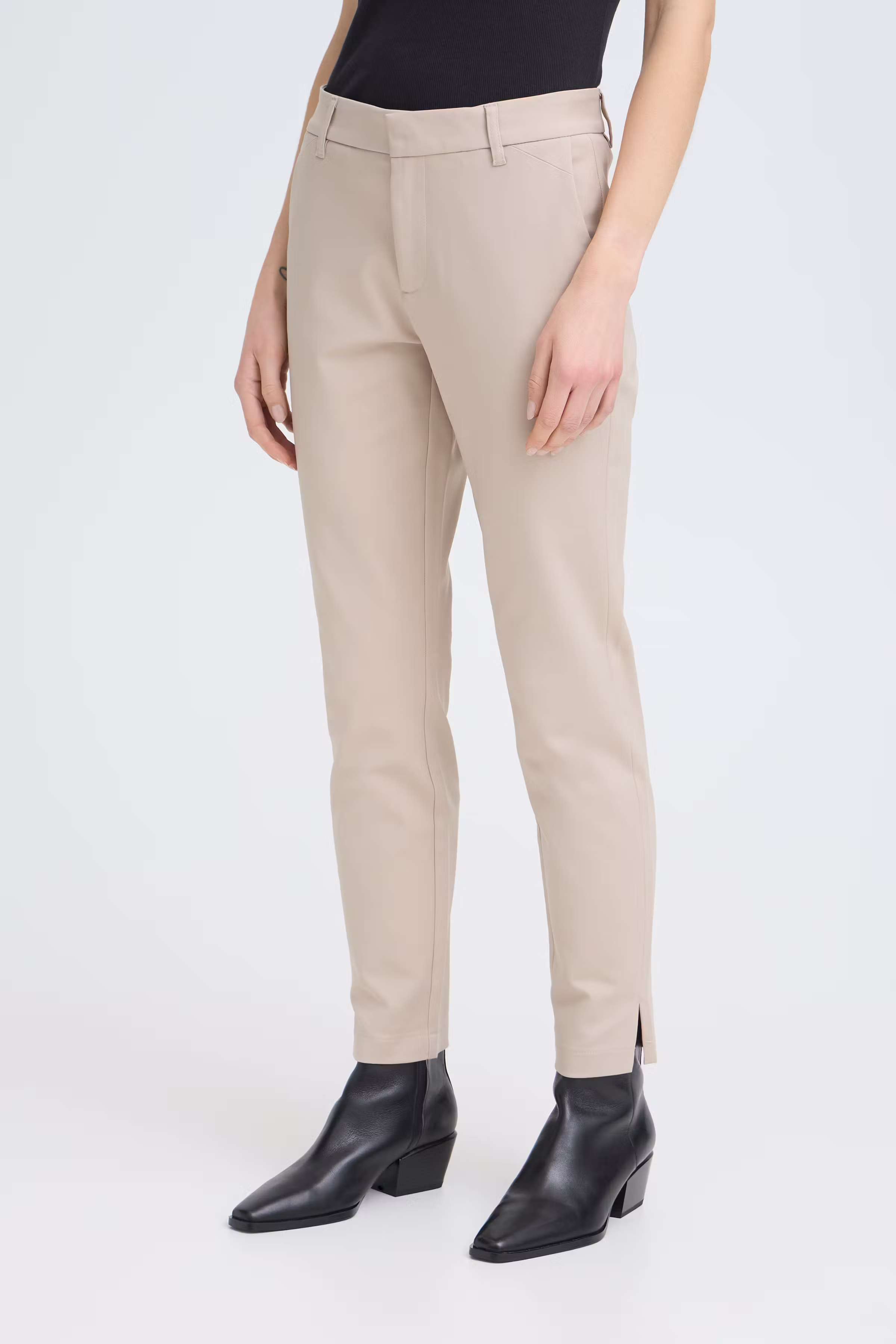 PZBINDY High Waist, Ankle Skinny Leg Bukser LOOKBOOK FRONT 50210331-161103