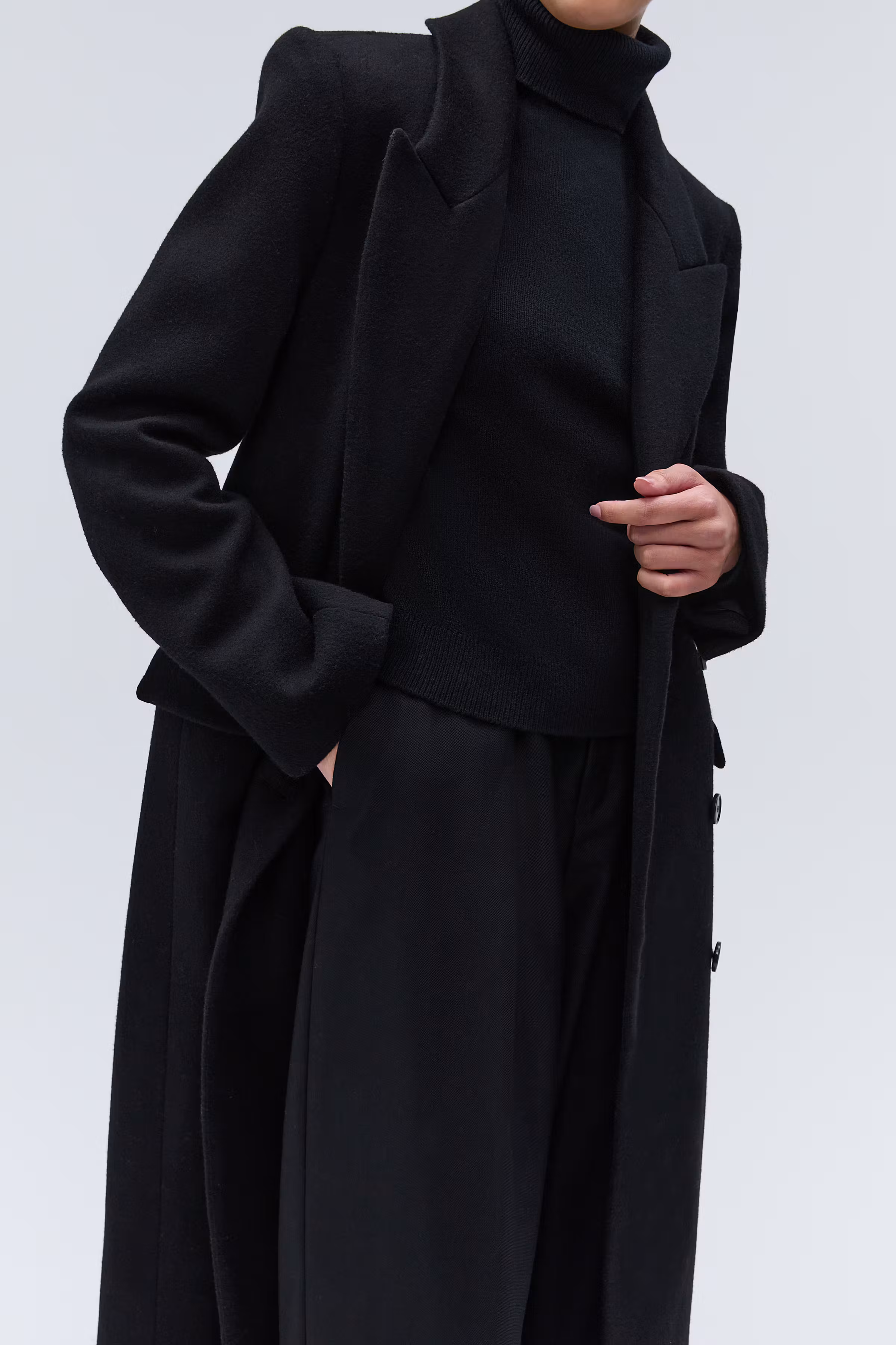 IOChloris Coat LOOKBOOK DETAIL 30600046-BK999