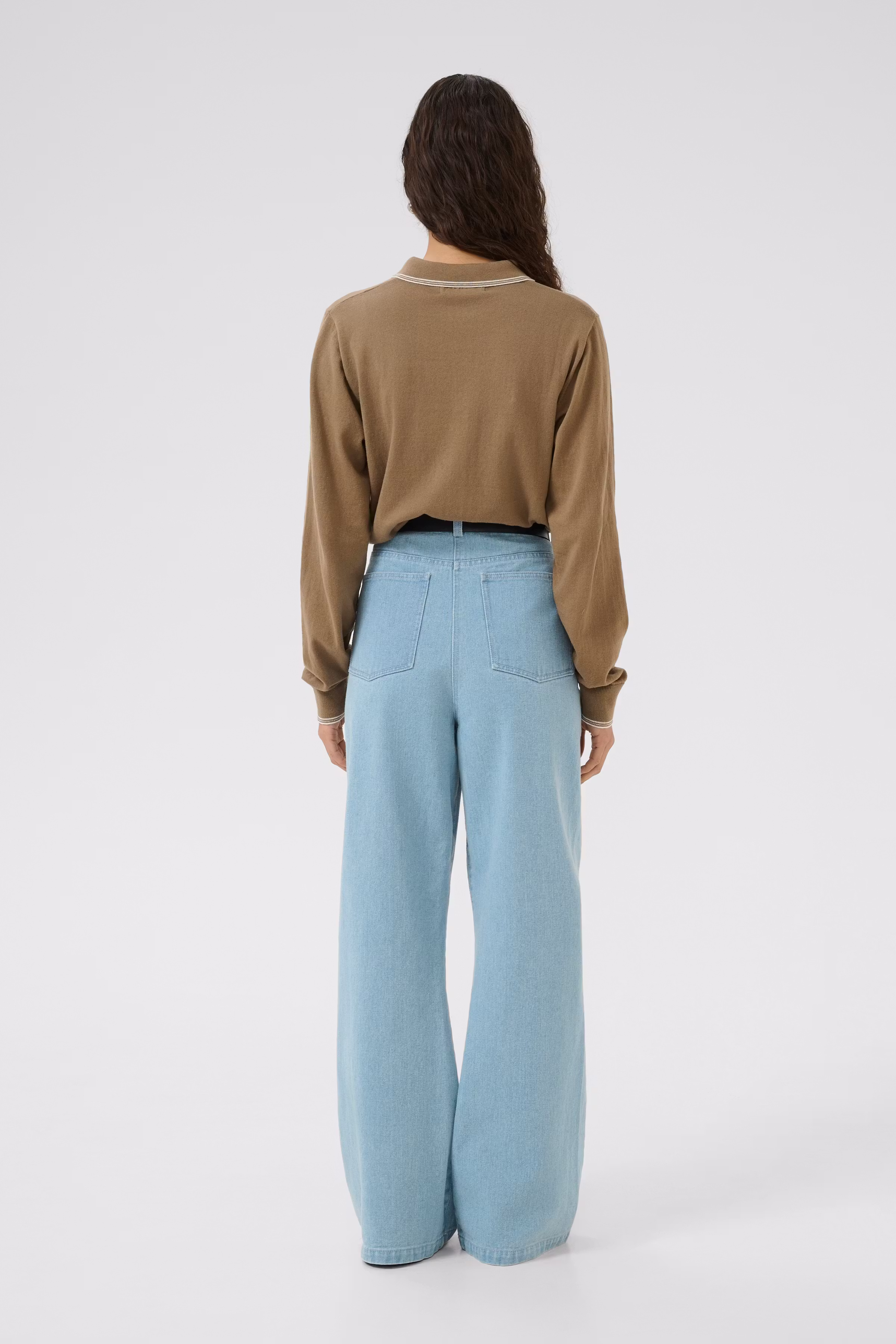 KBZabrina Gebreide polo LOOKBOOK BACK 10105682-181017