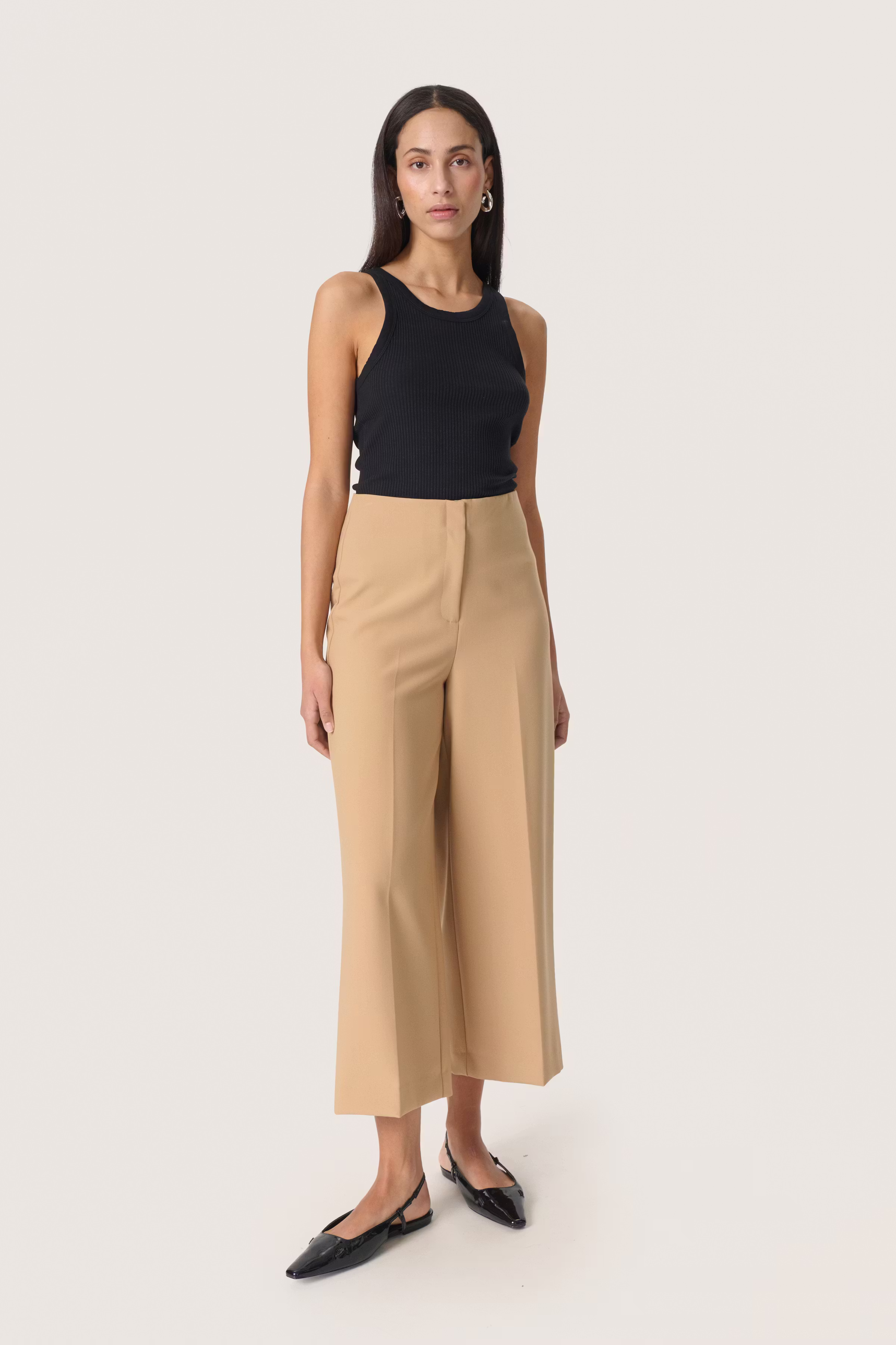 SLCorinne Cropped Trousers LOOKBOOK FRONT 30407013-151114