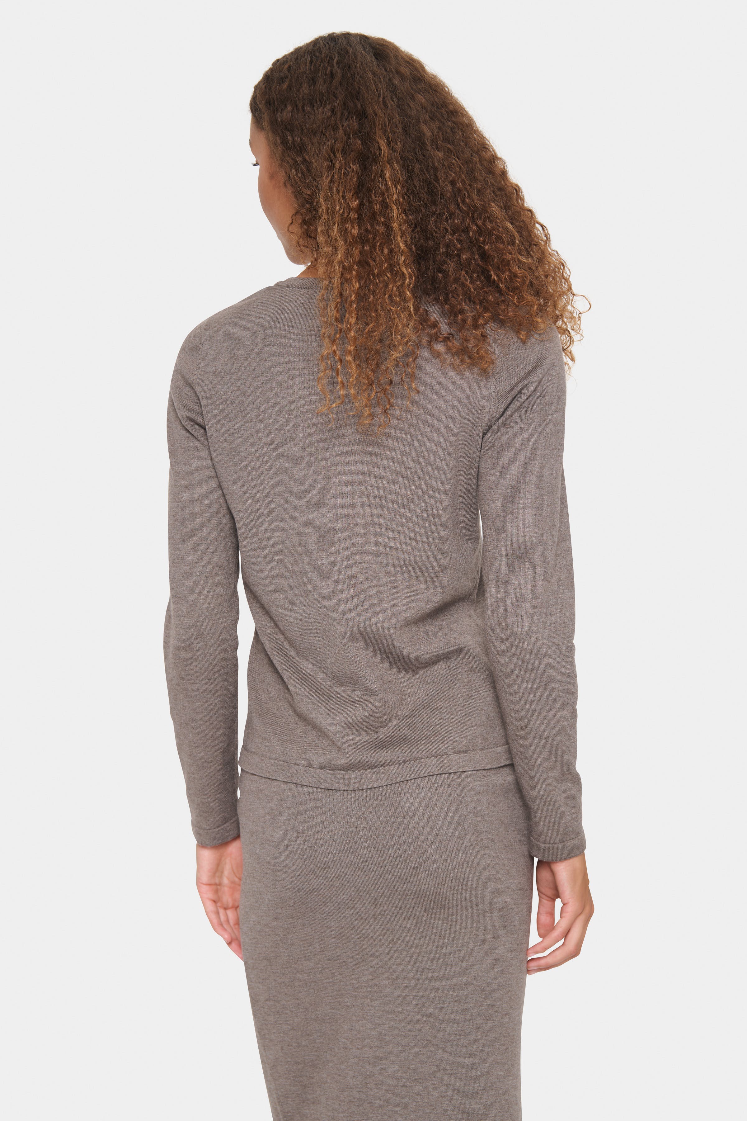 MilaSZ R-Neck Cardigan LOOKBOOK BACK 30500005-1813061