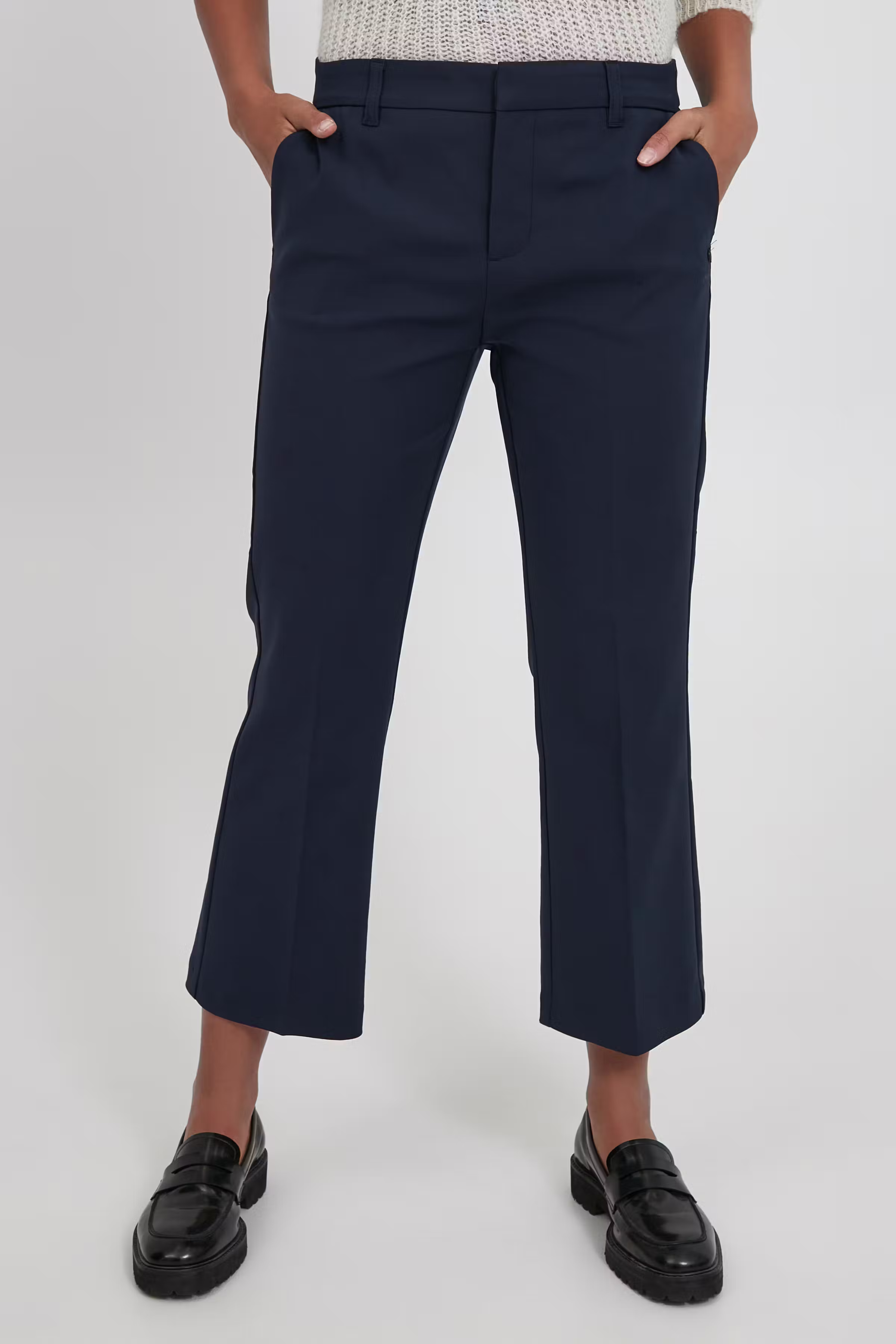 PZBINDY High Waist Kickflared Leg Bukser LOOKBOOK FRONT 50206520-194020
