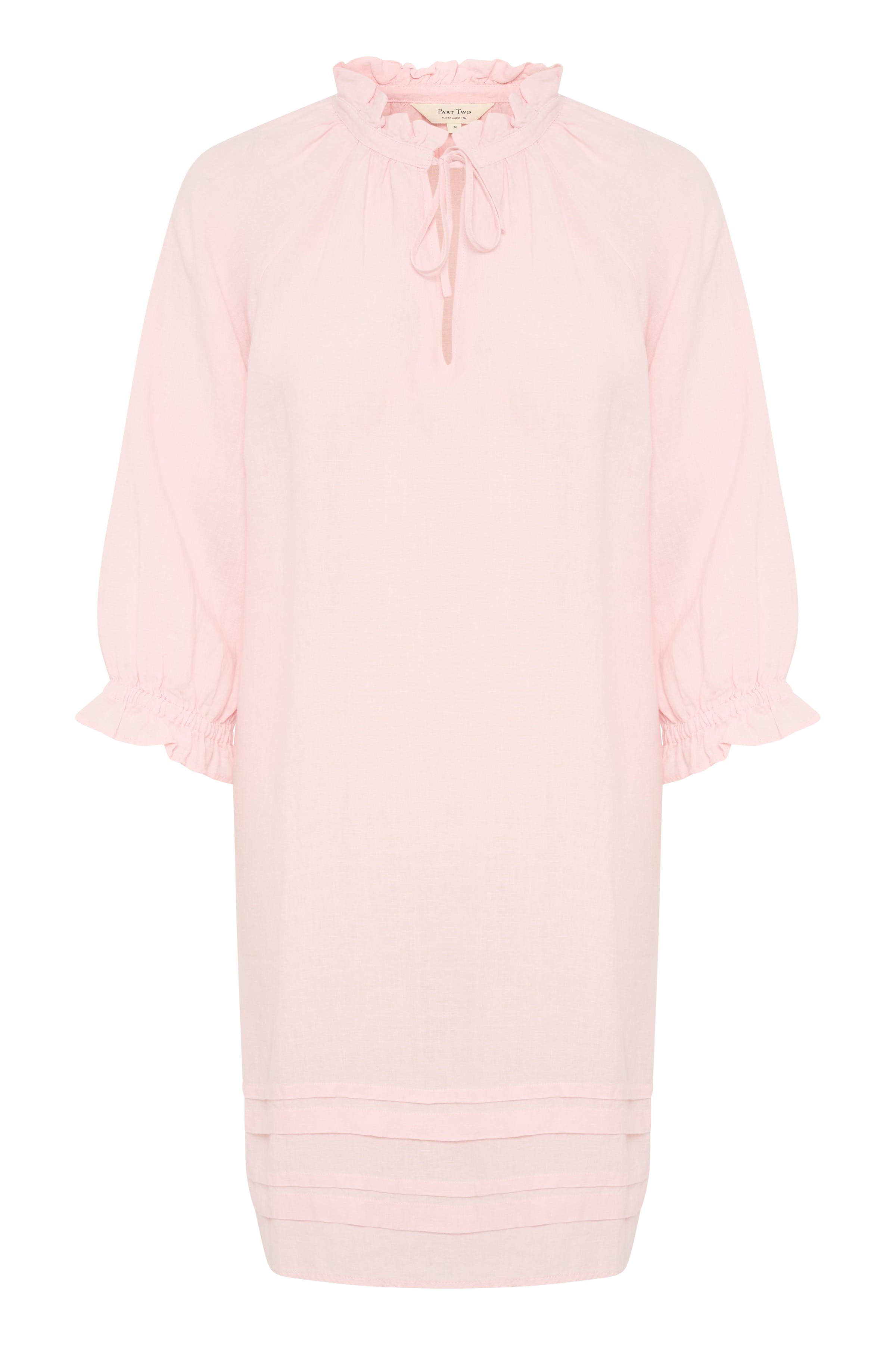 AranPW Short linen dress PACK FRONT 30308746-185806