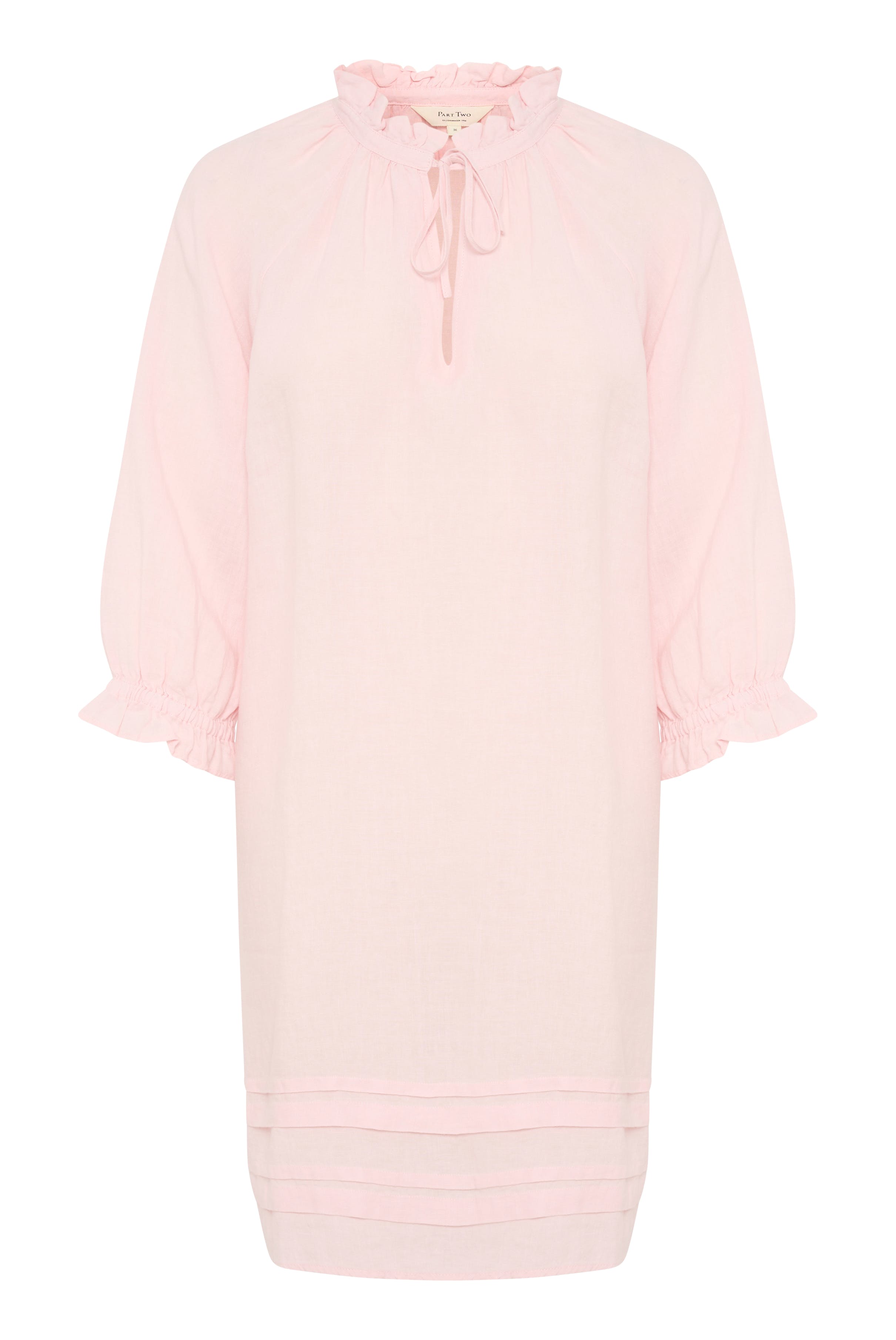 AranPW Short linen dress PACK FRONT 30308746-185806