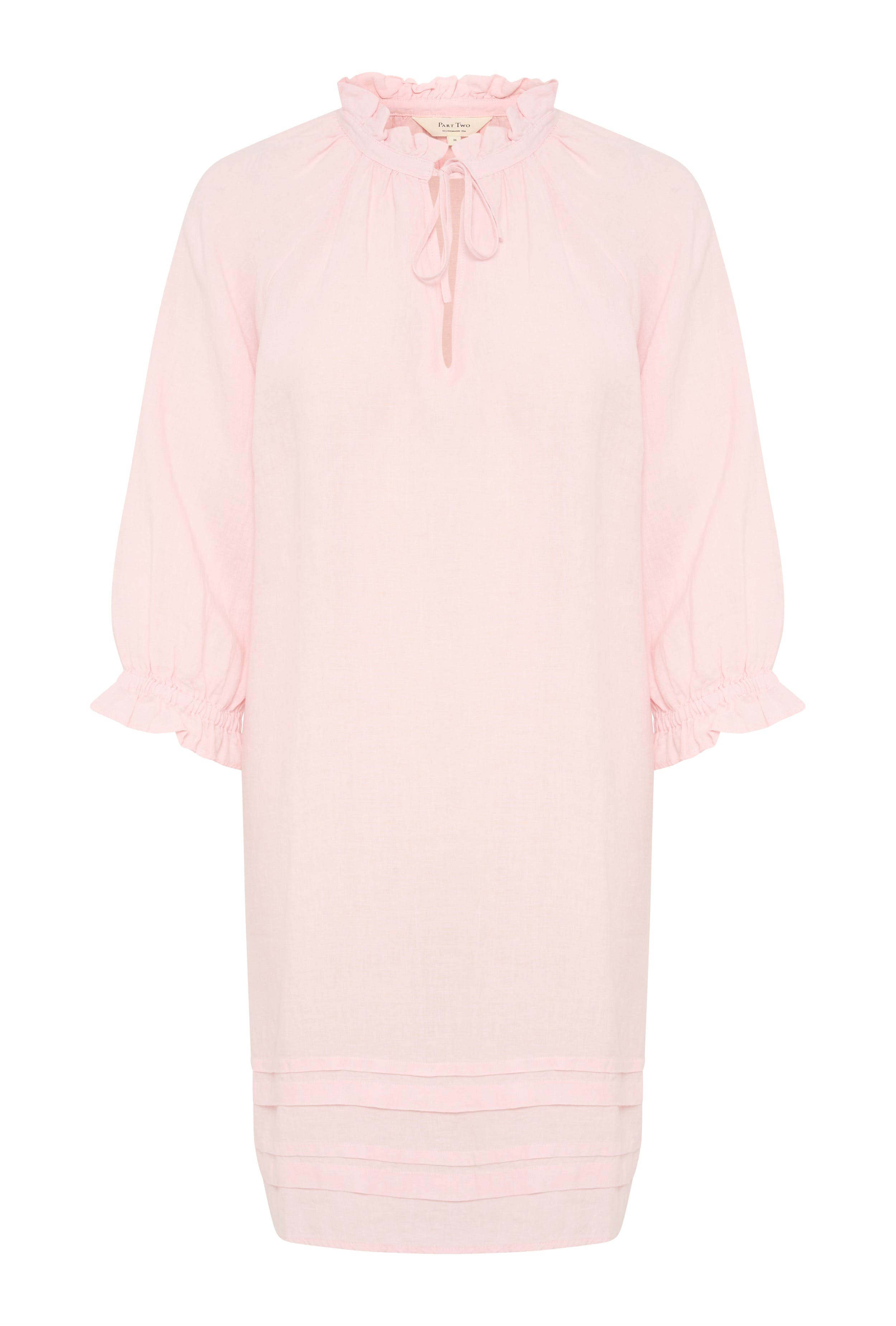 AranPW Short linen dress PACK FRONT 30308746-132004