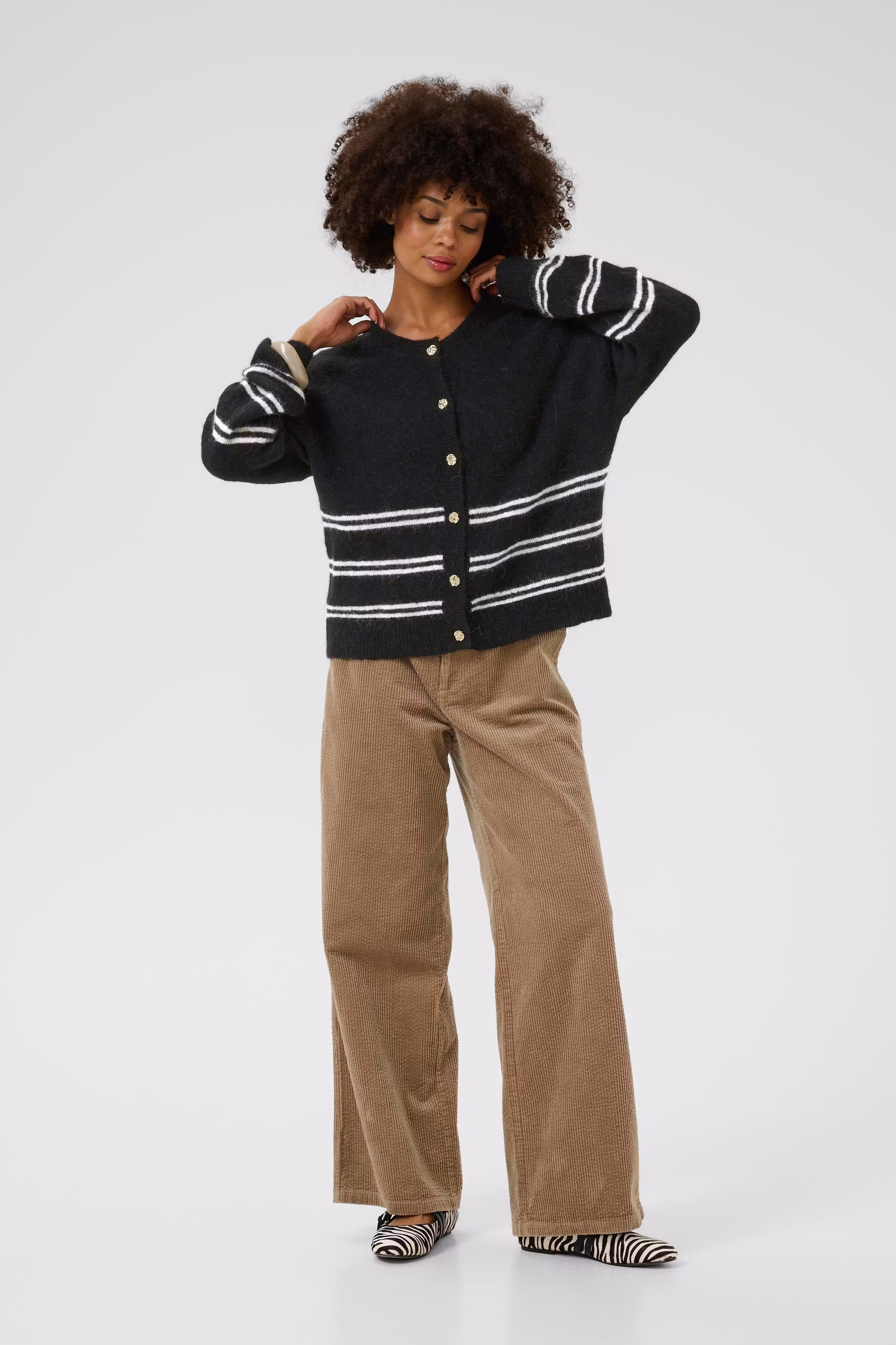 CUbernie Cardigan LOOKBOOK FRONT 50112345-108535