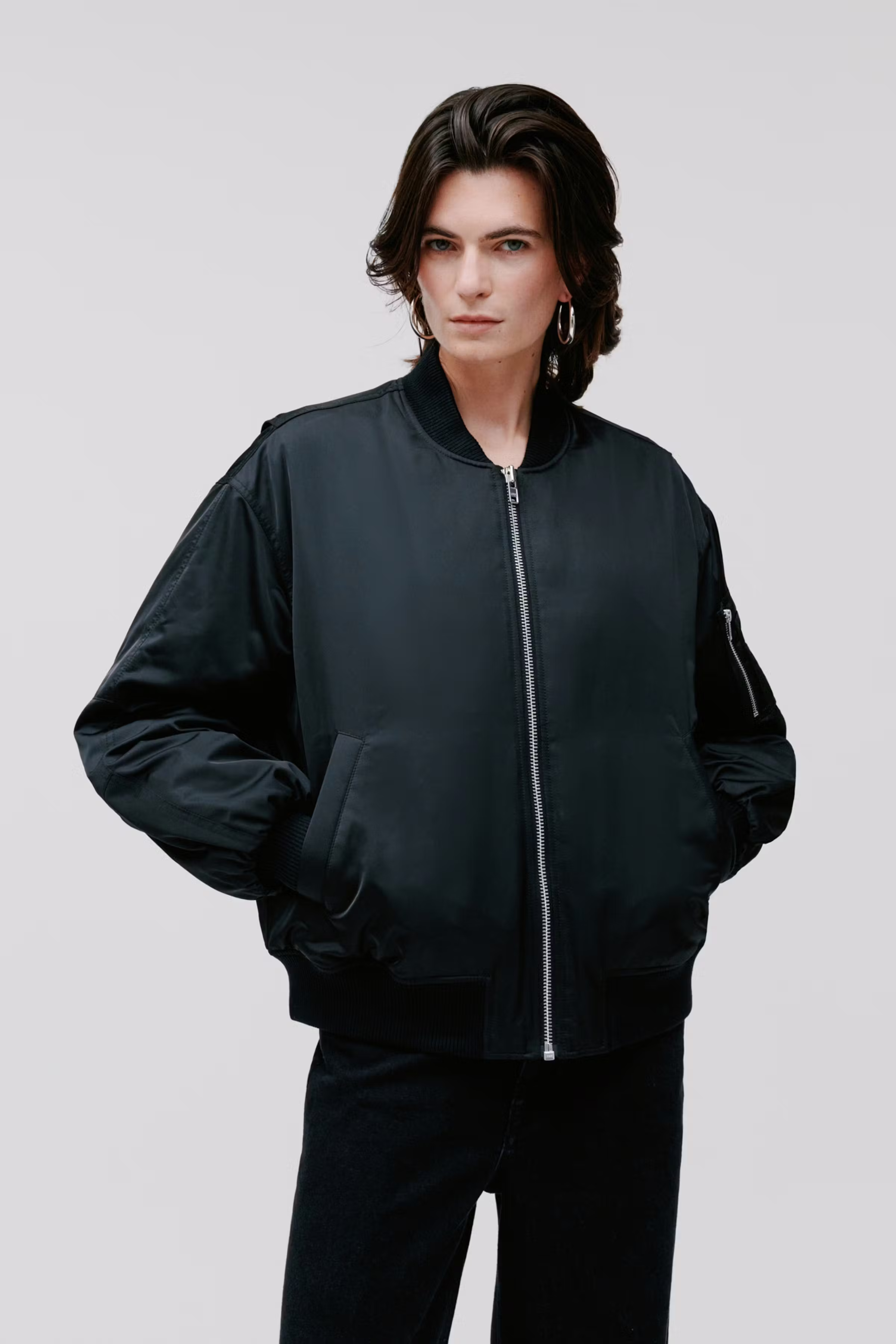 JANE JACKET LOOKBOOK FRONT 30600420-BK999