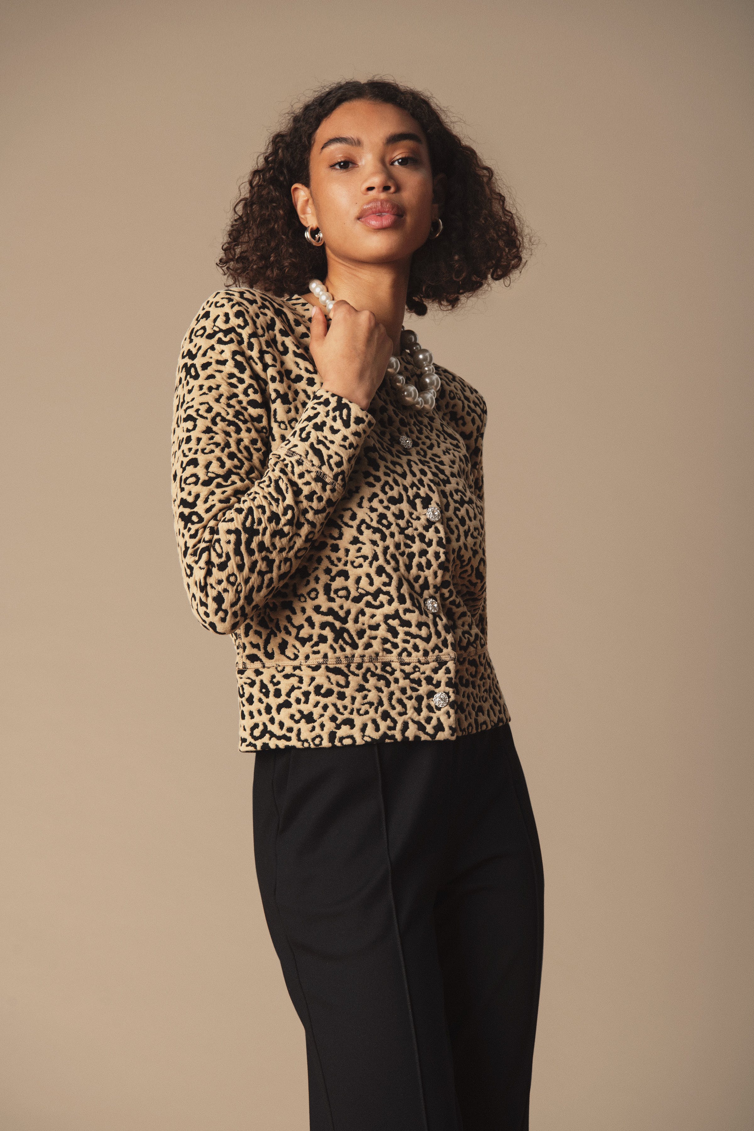 IlsabethSZ Leopard Sweatshirt LOCATION NONE 30513794-171325
