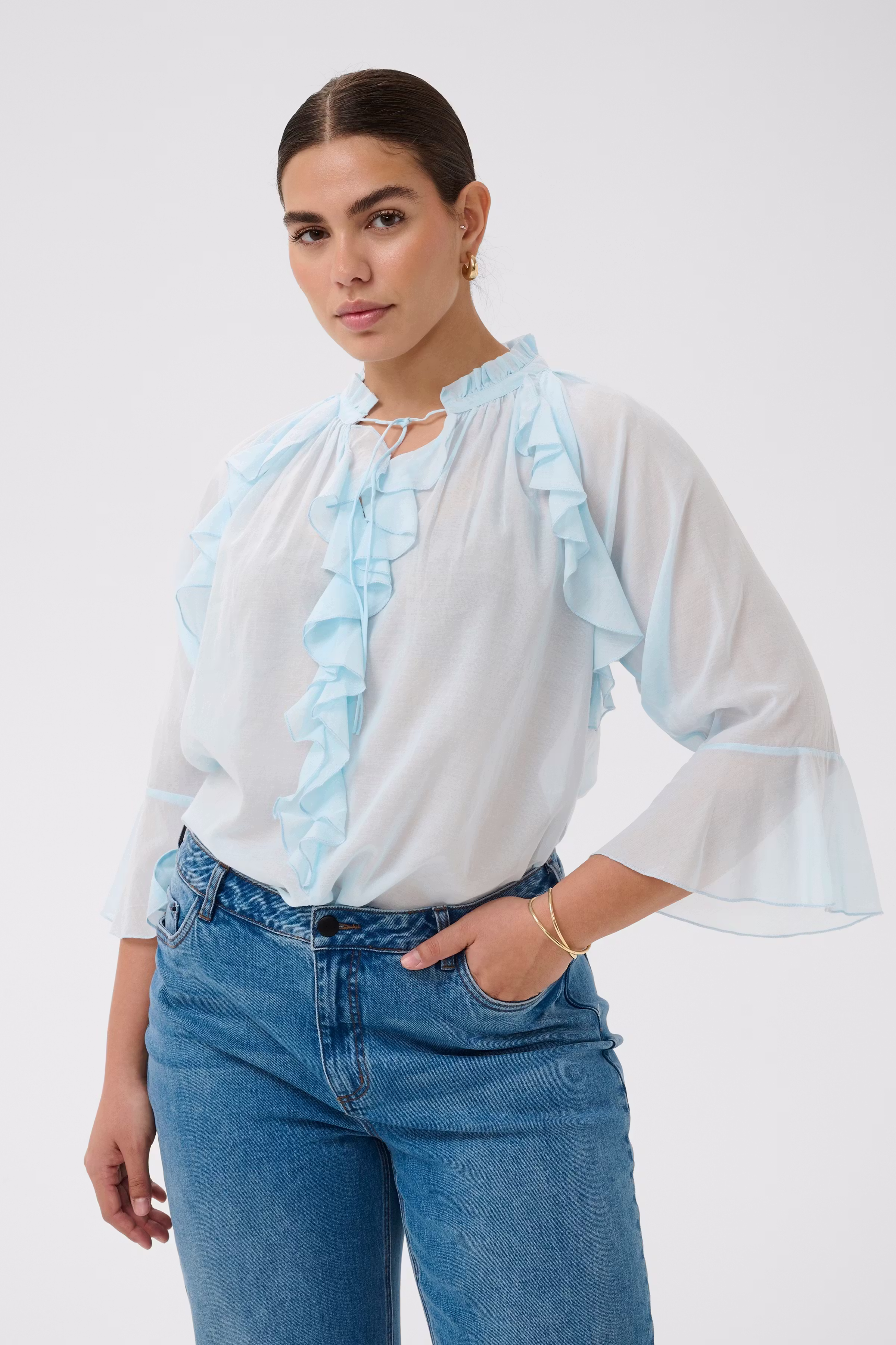 KCflori Bluse LOOKBOOK FRONT 10584069-144005