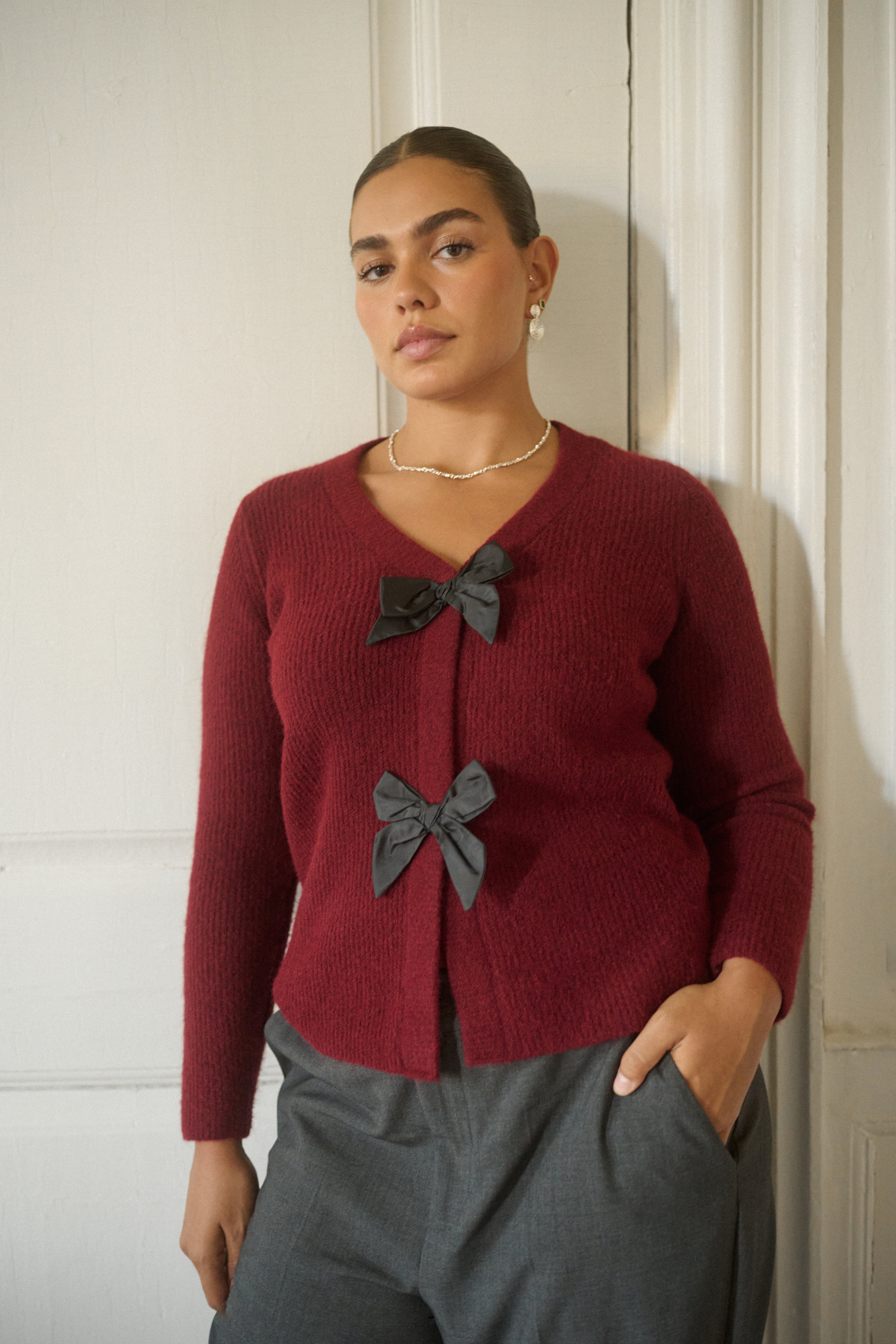 KCmai Cardigan med Sløjfer LOCATION NONE 10584522-191522