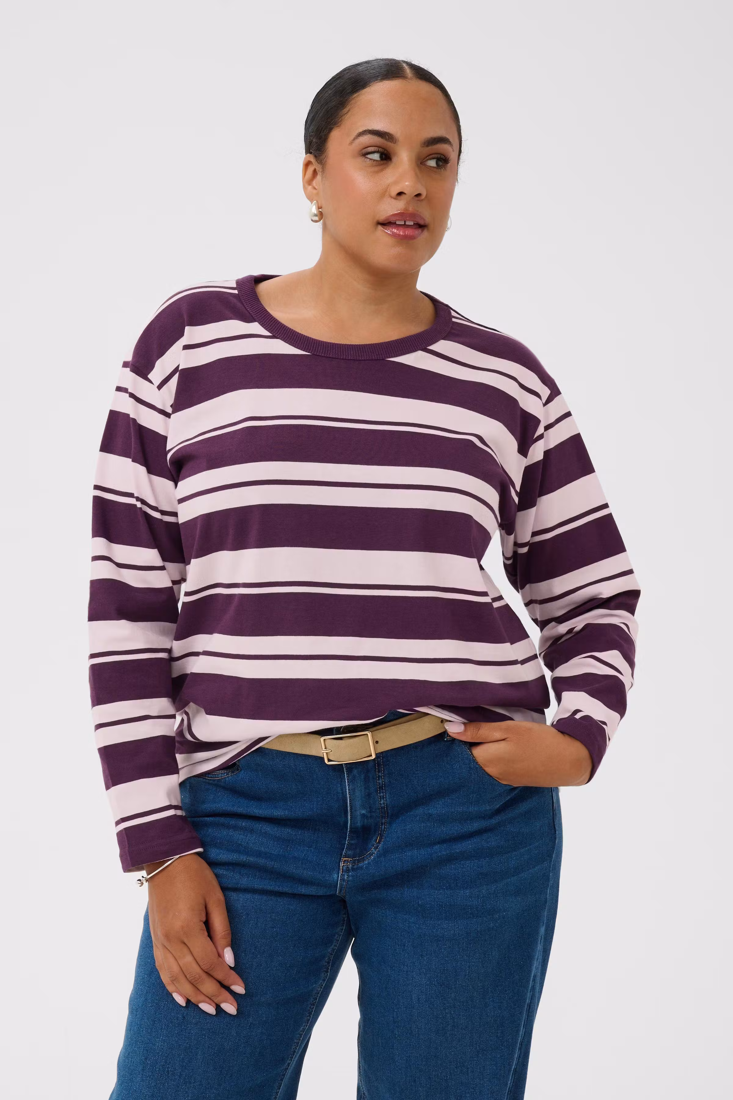 KCwinni Gestreiftes Langarmshirt LOOKBOOK FRONT 10584218-1000561