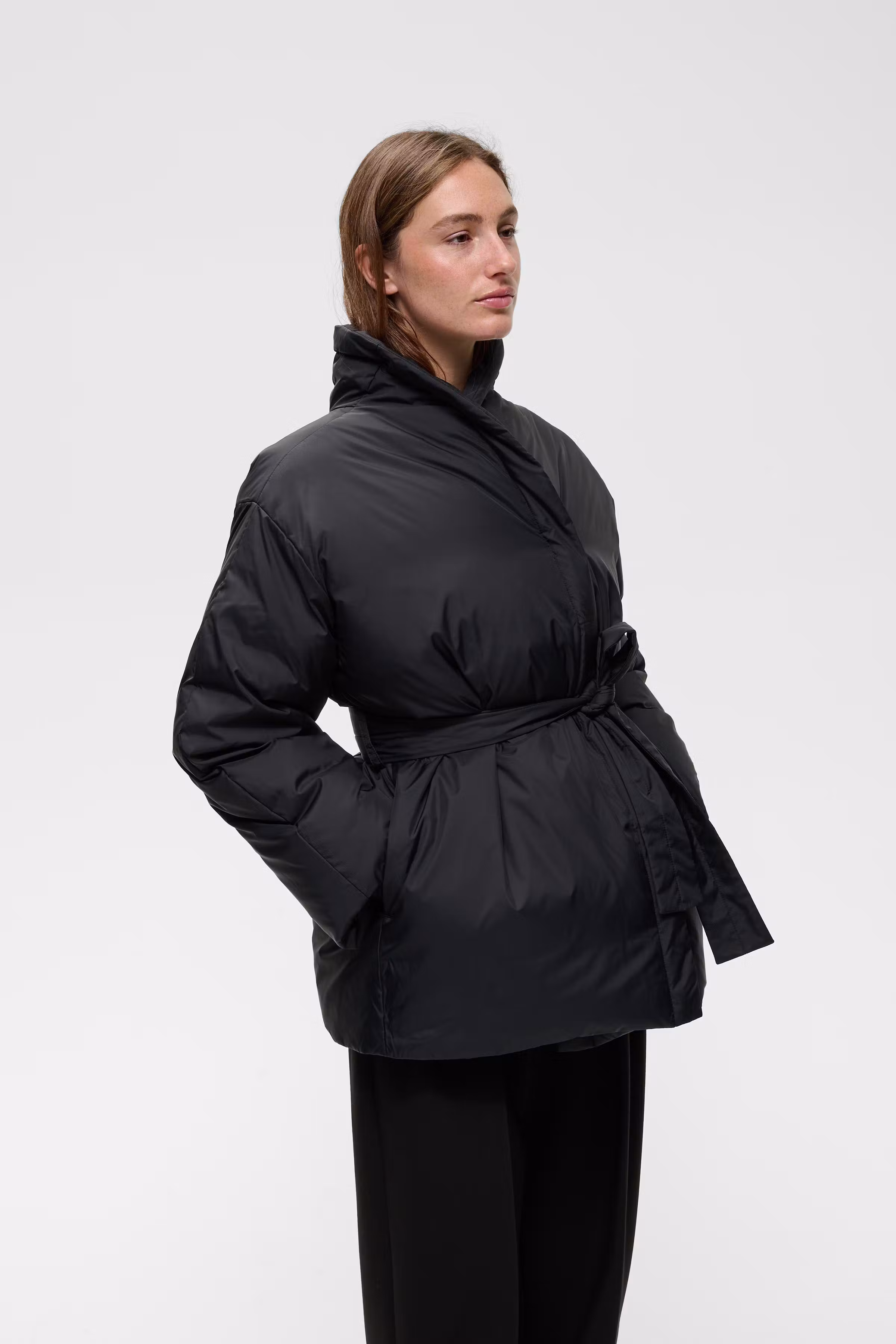 ZINNAHIW Steppjacke mit Gürtel LOOKBOOK FRONT 30112660-194008
