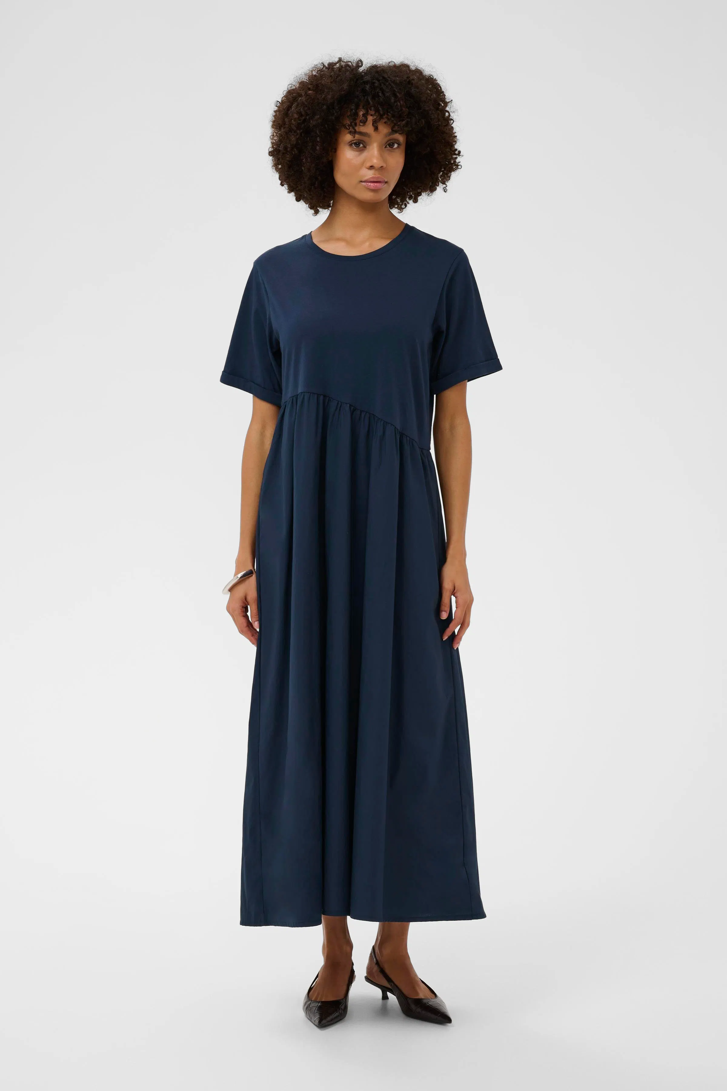 PAMEOPOSE FIRE CARNATION KNIT DRESS 新品 紺 PAMEO POSE - PAMEOPOSE FIRE CARNATION KNIT DRESS 新品 紺の通販 by