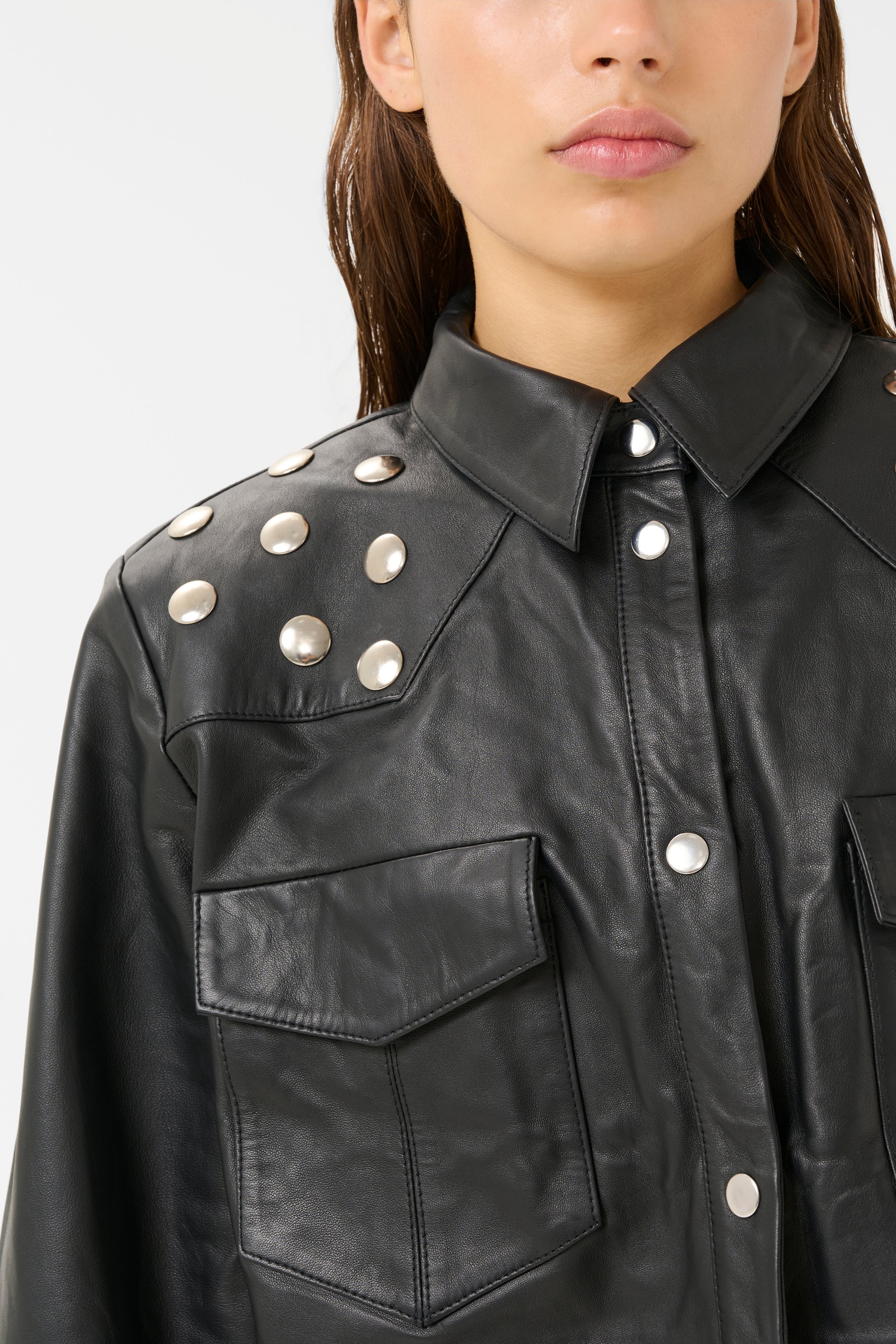 GZrio Leder Hemd LOOKBOOK DETAIL 10910464-100017