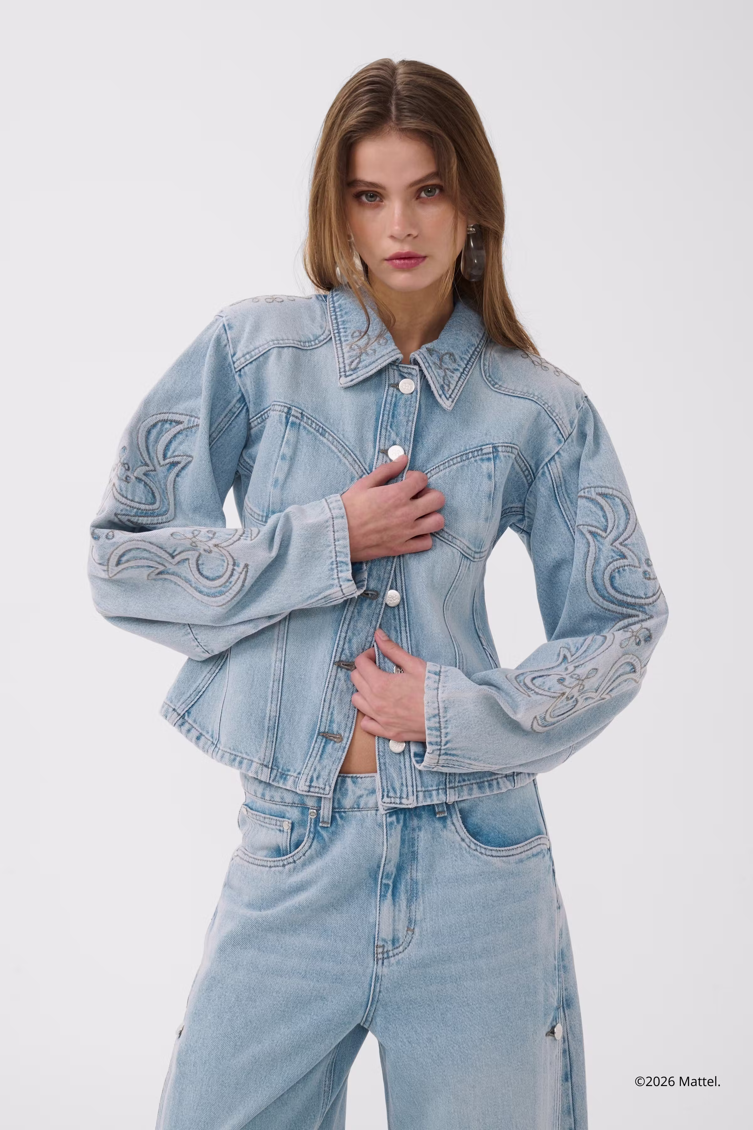 GZBXGstacie Denim overhemd LOOKBOOK FRONT 10911411-108303