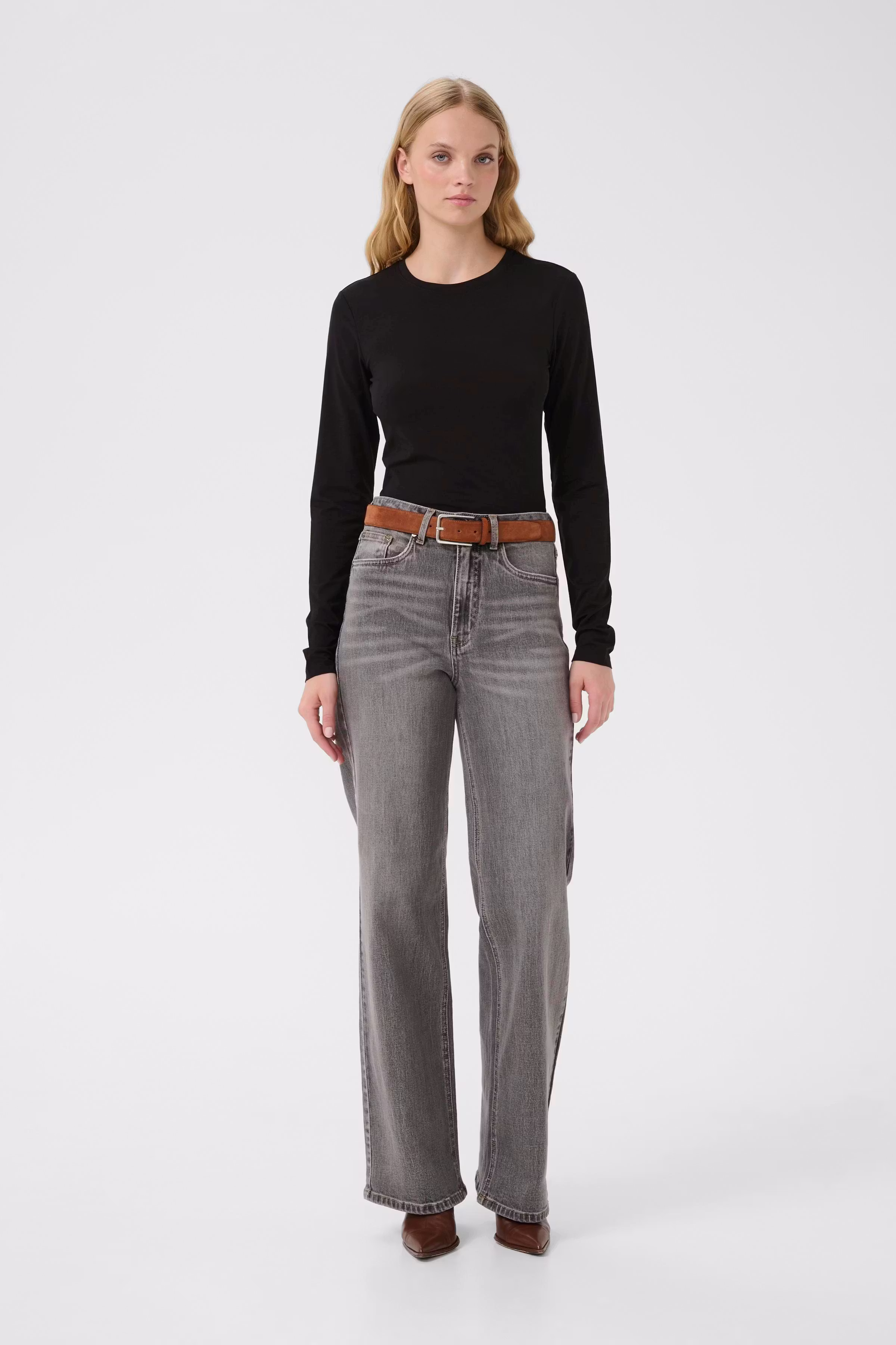 GZmida Langærmet t-shirt LOOKBOOK FRONT 10910958-100017