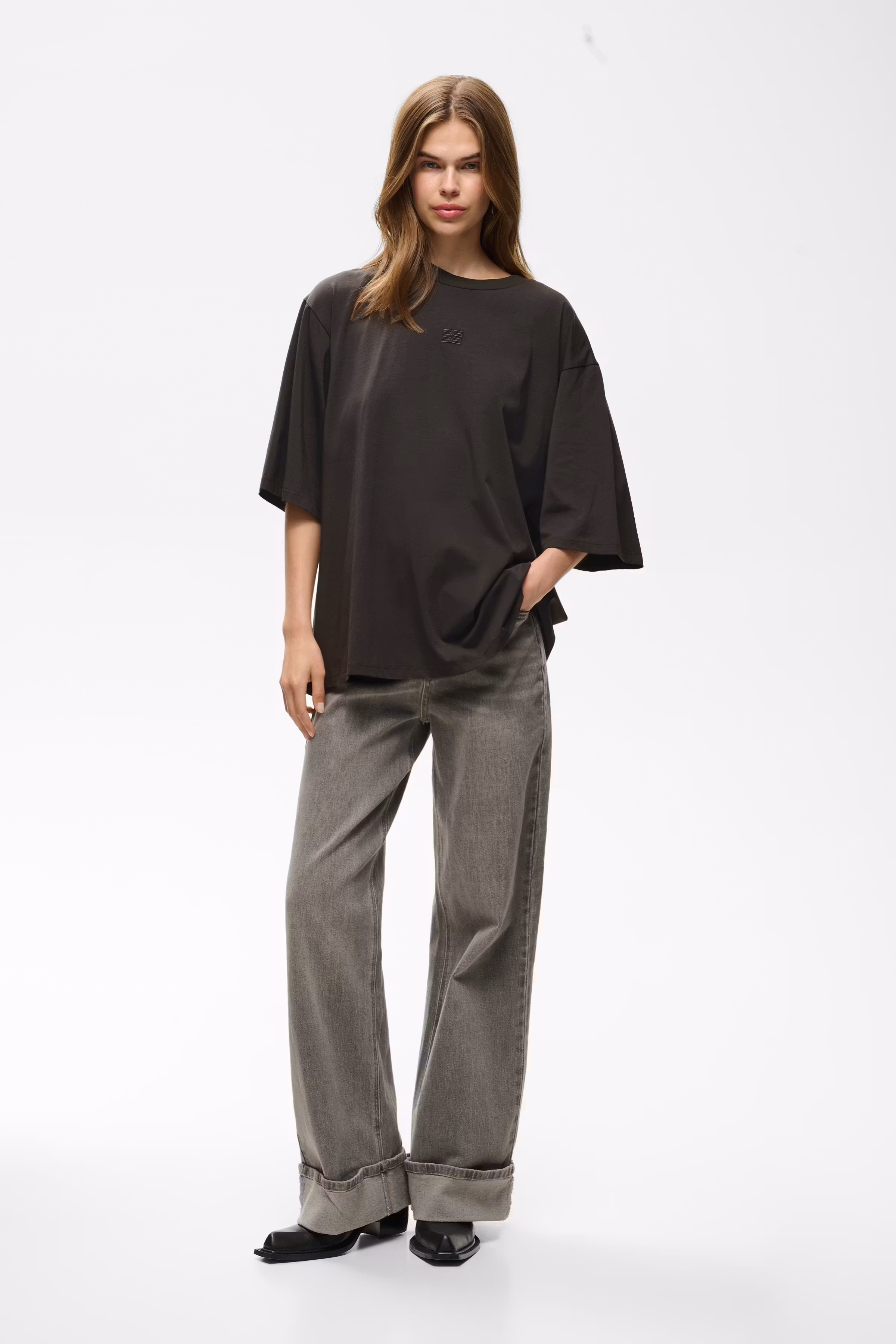 GZdami Oversized t-shirt LOOKBOOK FRONT 10910545-190000