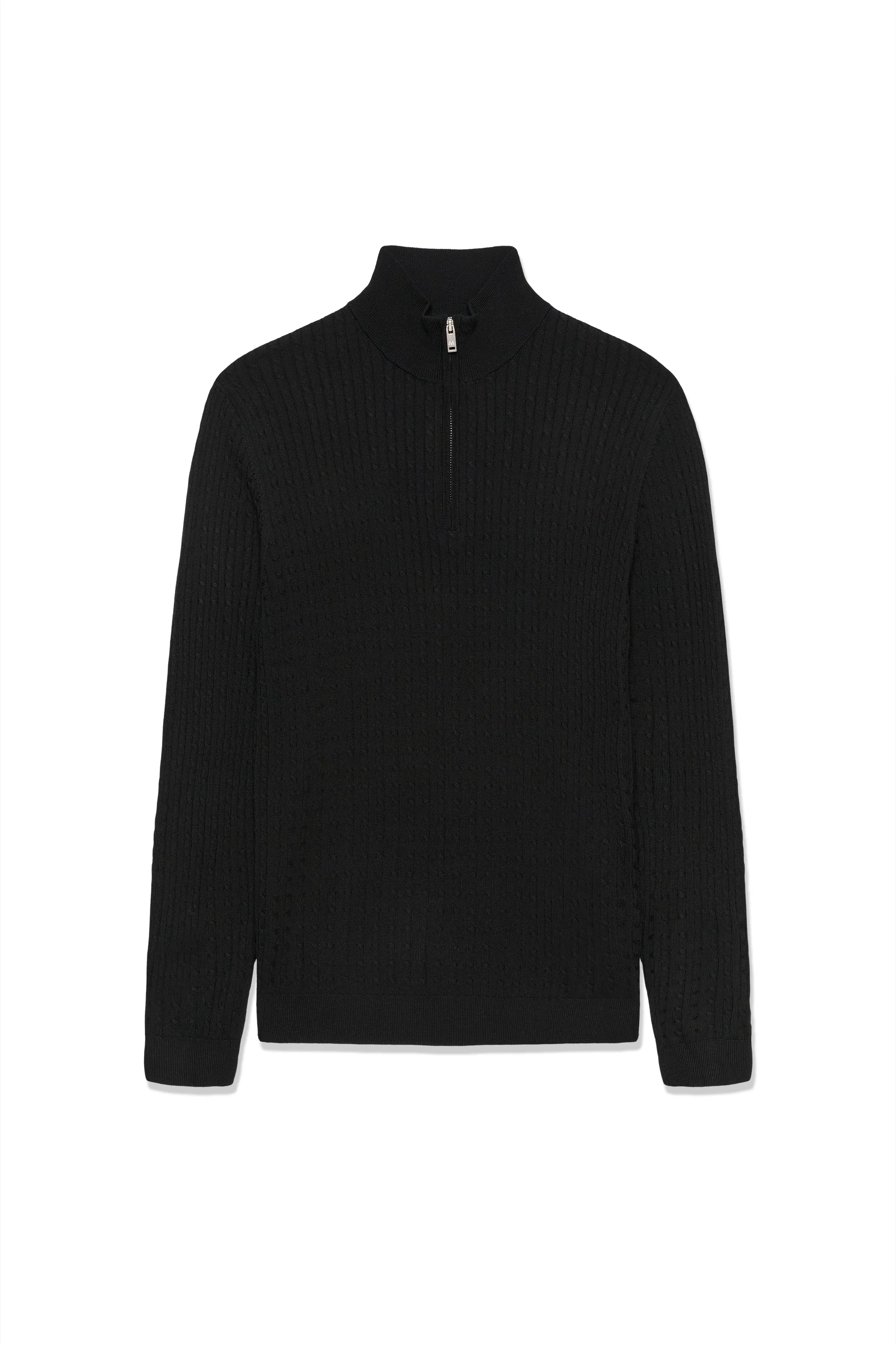 MAMASON MERINO PULLOVER IN DUST BLUE MELANGE WOOL