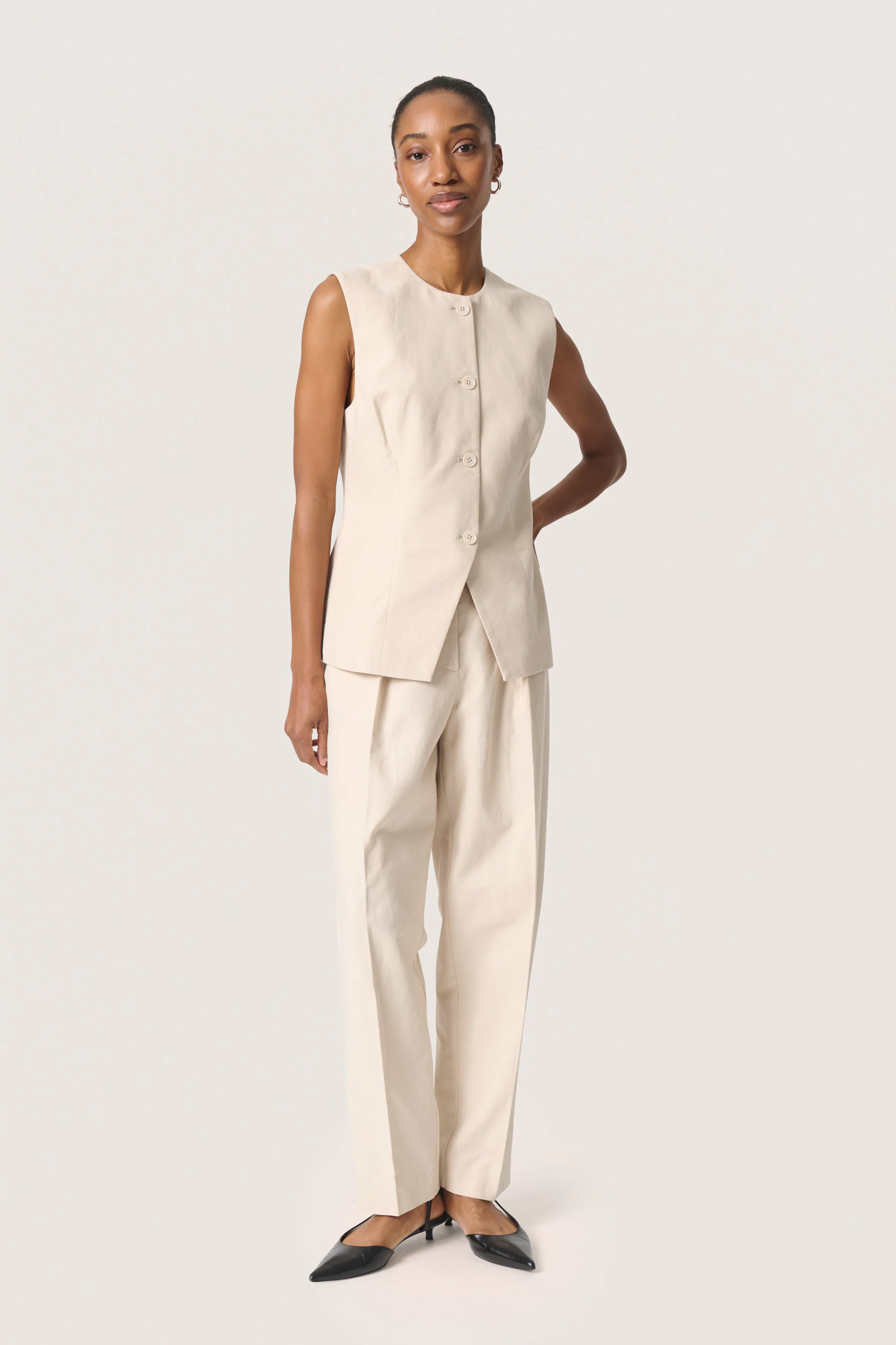 SLLinnena Lin Vest LOOKBOOK FRONT 30408109-130404