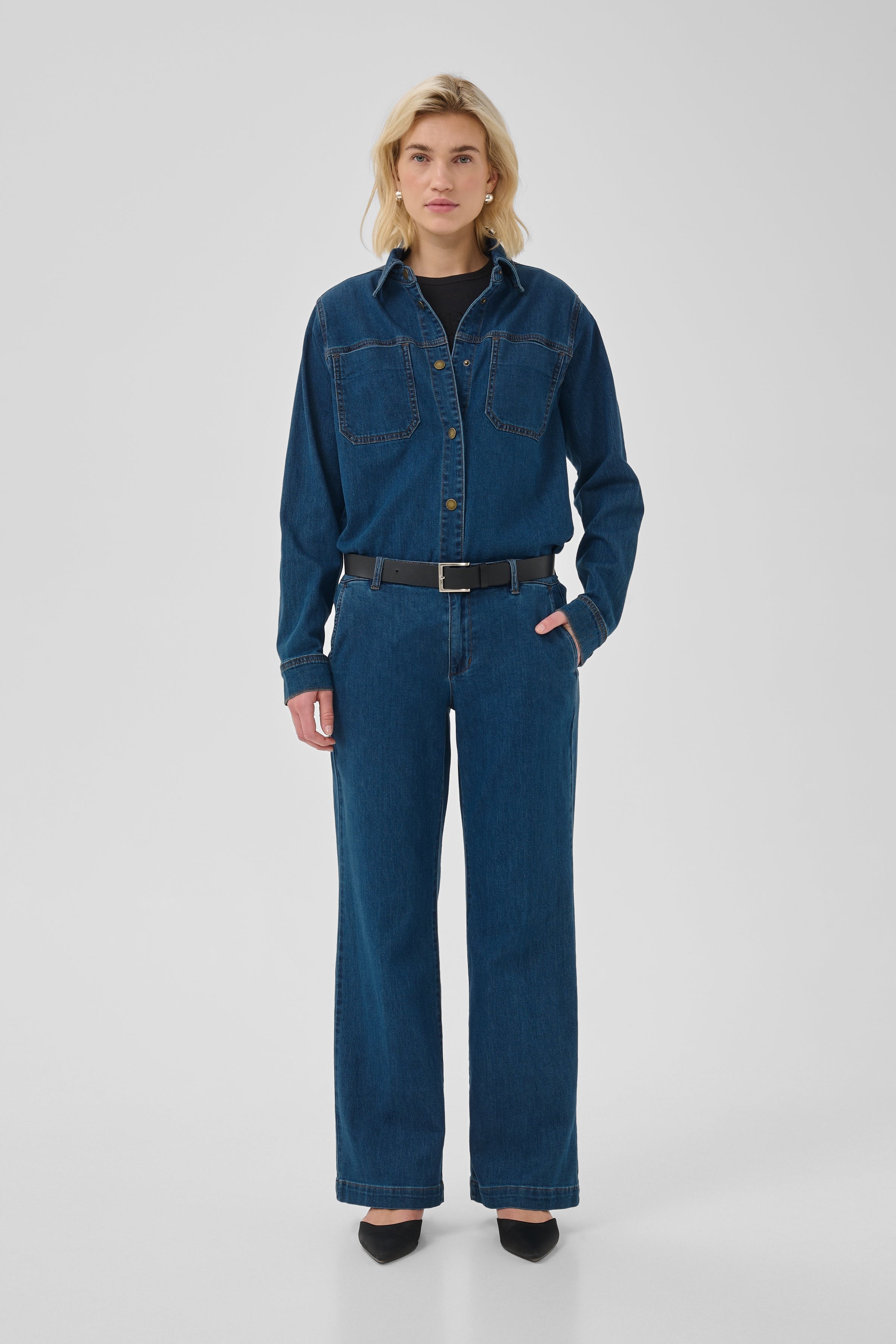 JEANS WIDE 30 THE LARA 115 LOOKBOOK FRONT 10705210-109496
