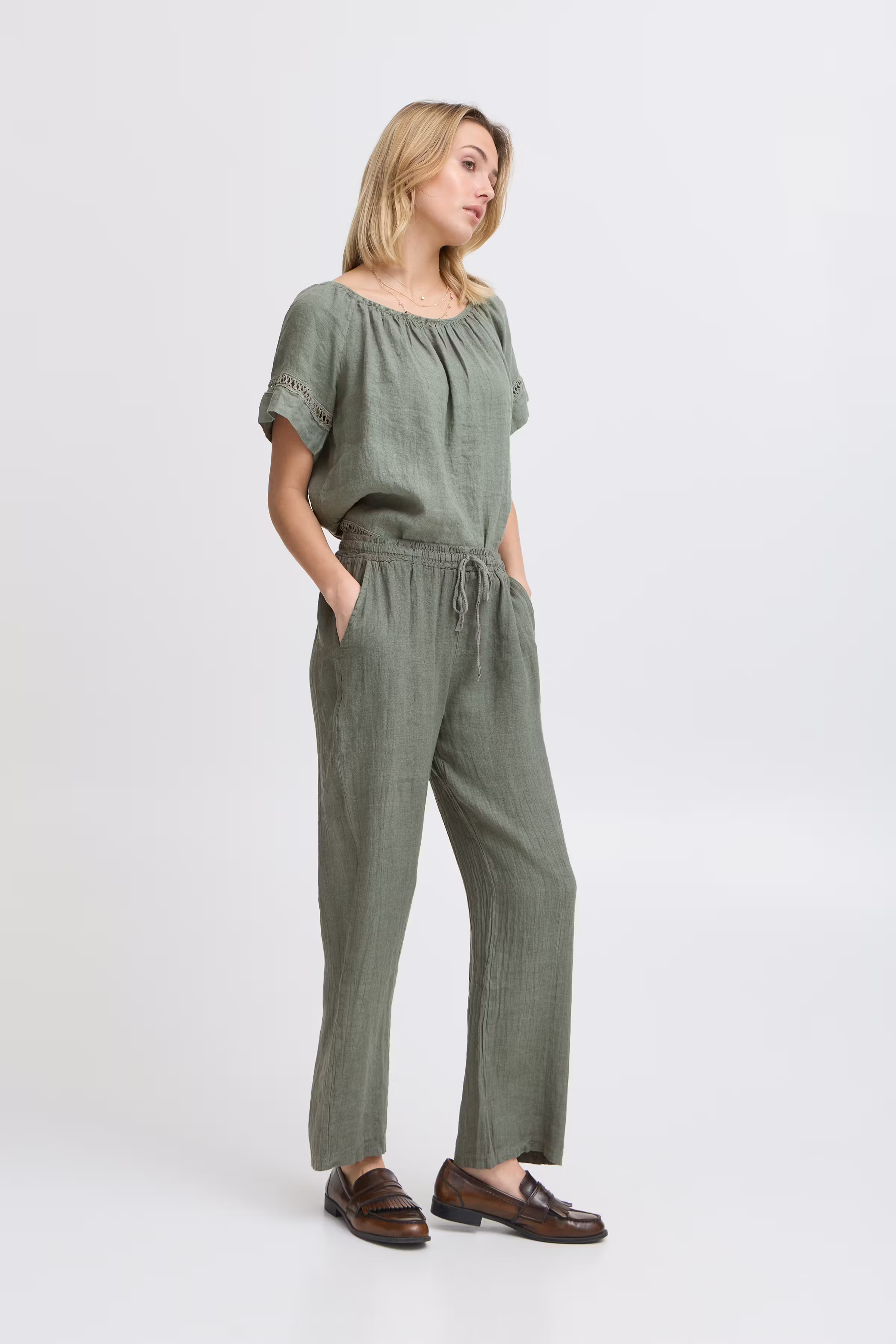 SBFONTANELLE Bukser LOOKBOOK FRONT 22100891-180515