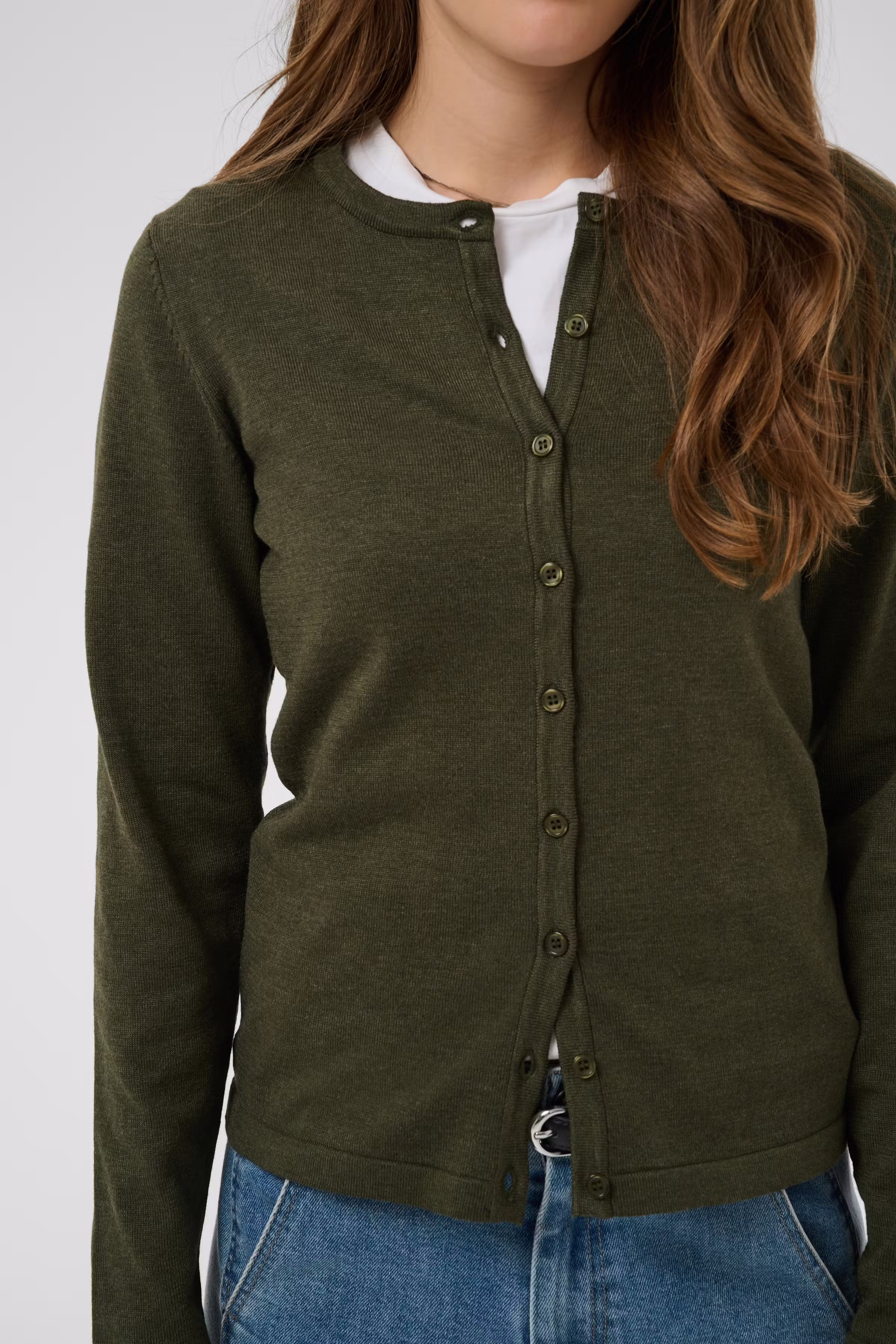 MilaSZ R-Neck Cardigan LOOKBOOK DETAIL 30500005-1905151