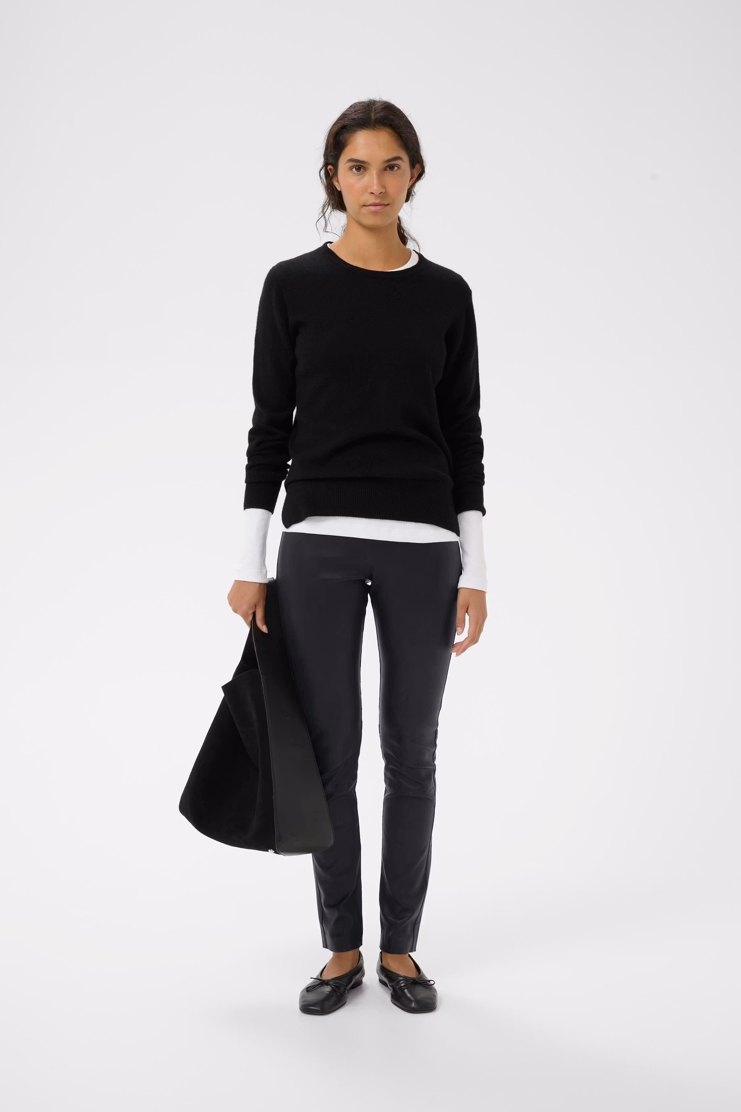 LuellaIW Leren Leggings LOOKBOOK FRONT 30104634-10050