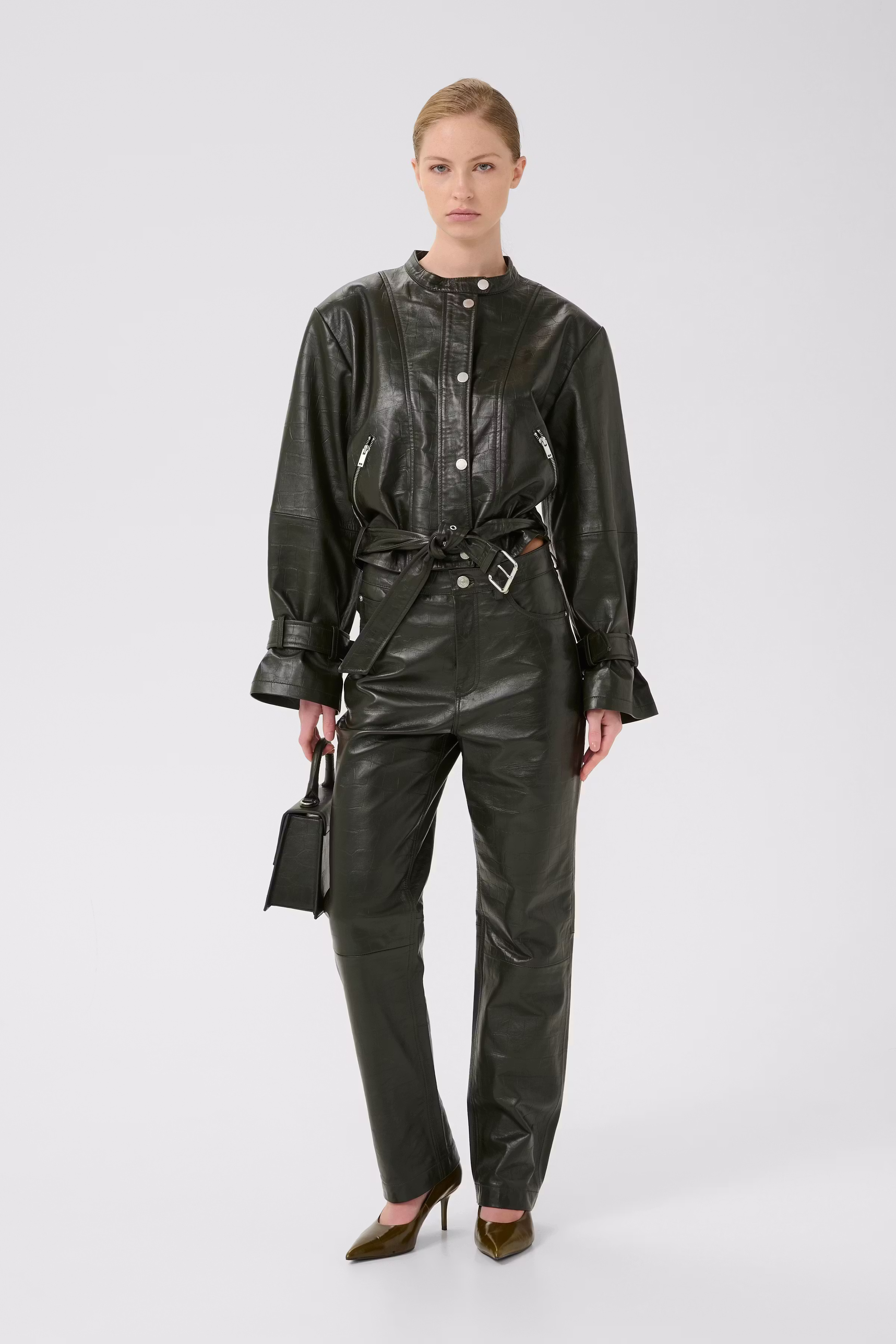 GZelena Læderbukser LOOKBOOK FRONT 10910735-105038