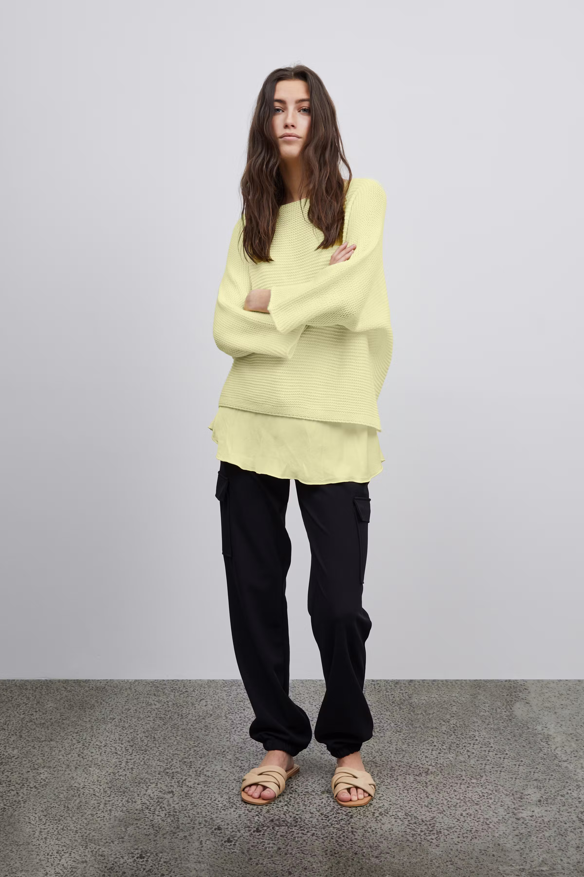 SBSANDY Bluse LOOKBOOK FRONT 22100080-202958