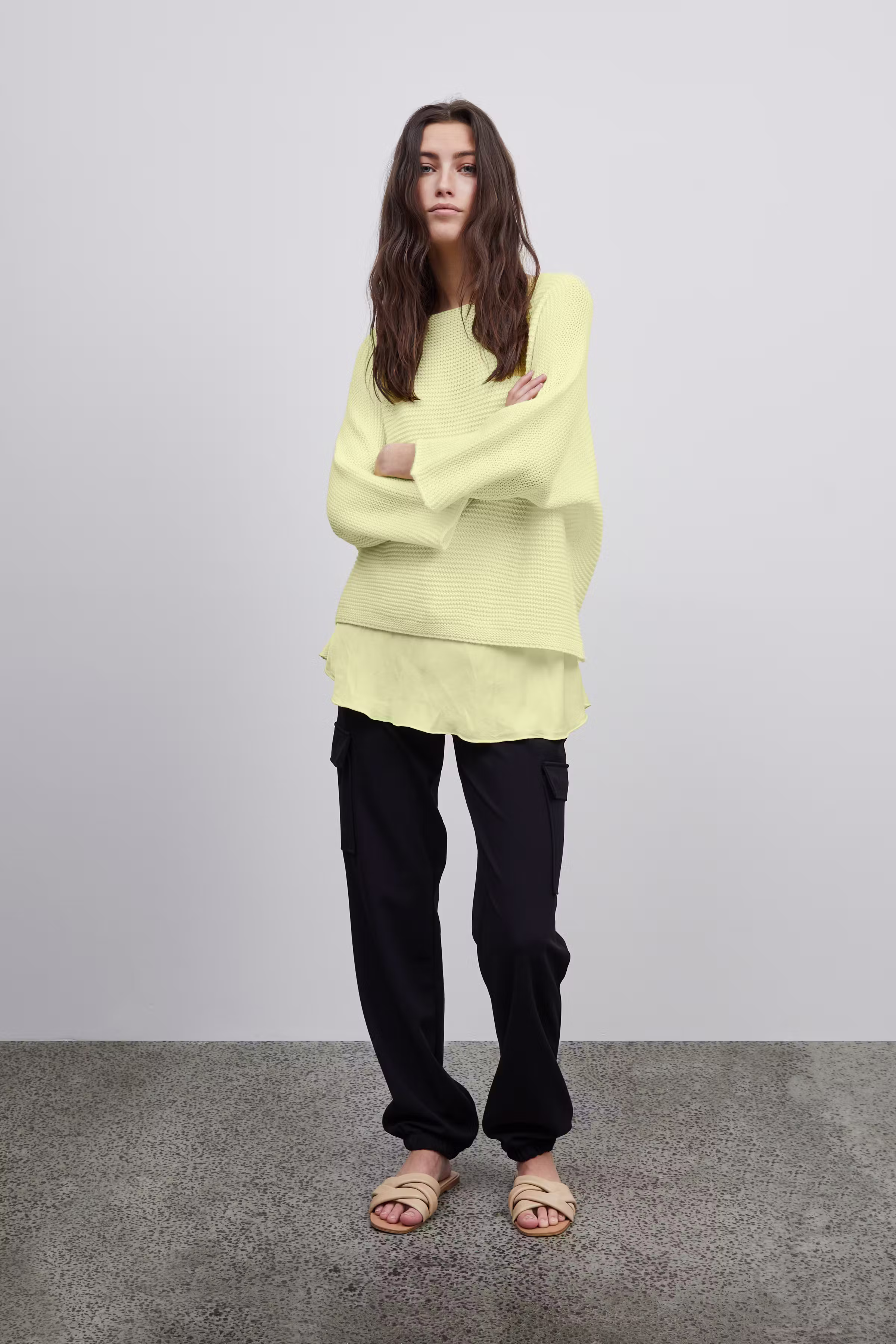 SBSANDY Bluse LOOKBOOK FRONT 22100080-202958