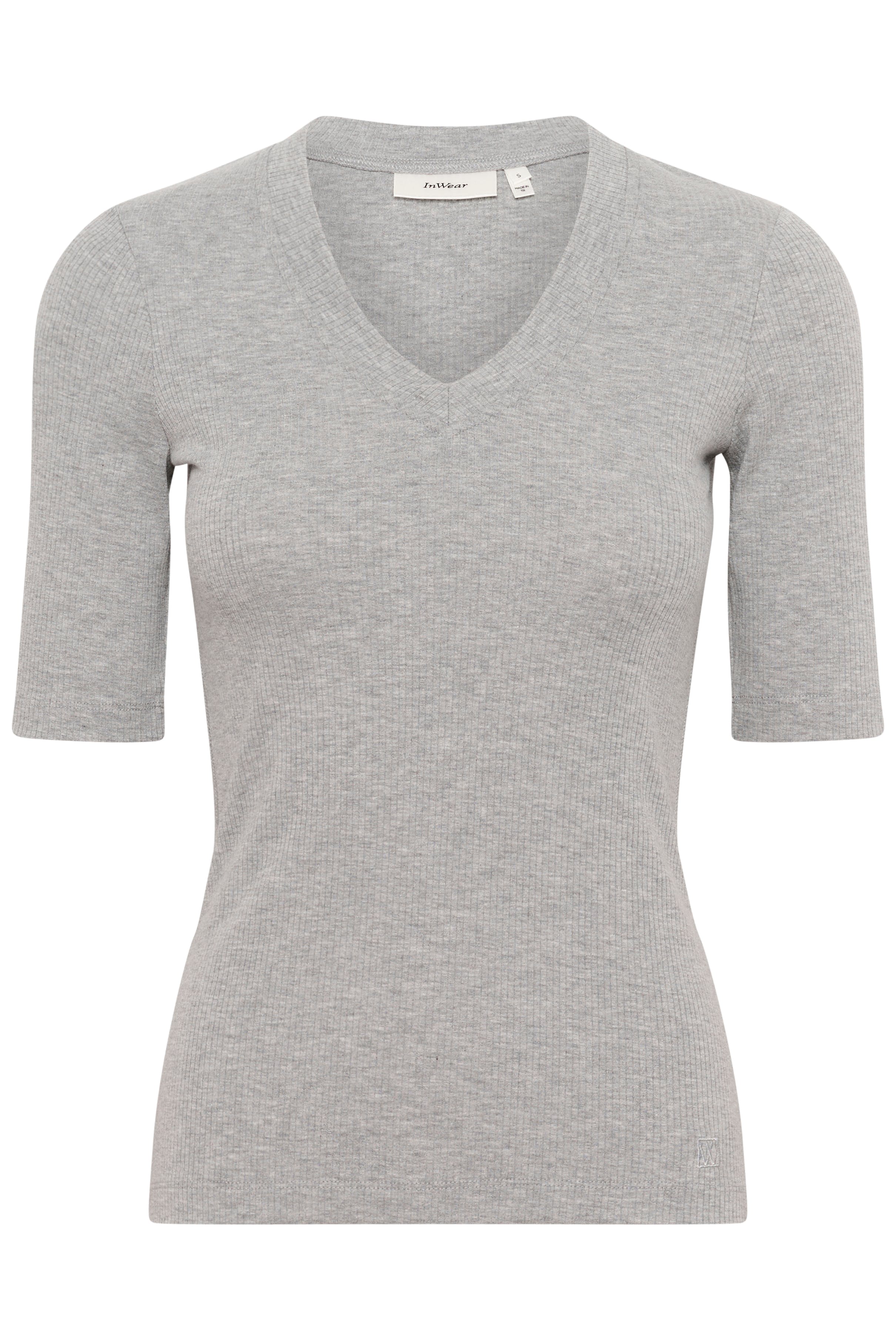 DagnaIW Melange V T-shirt PACK FRONT 30106865-1915181