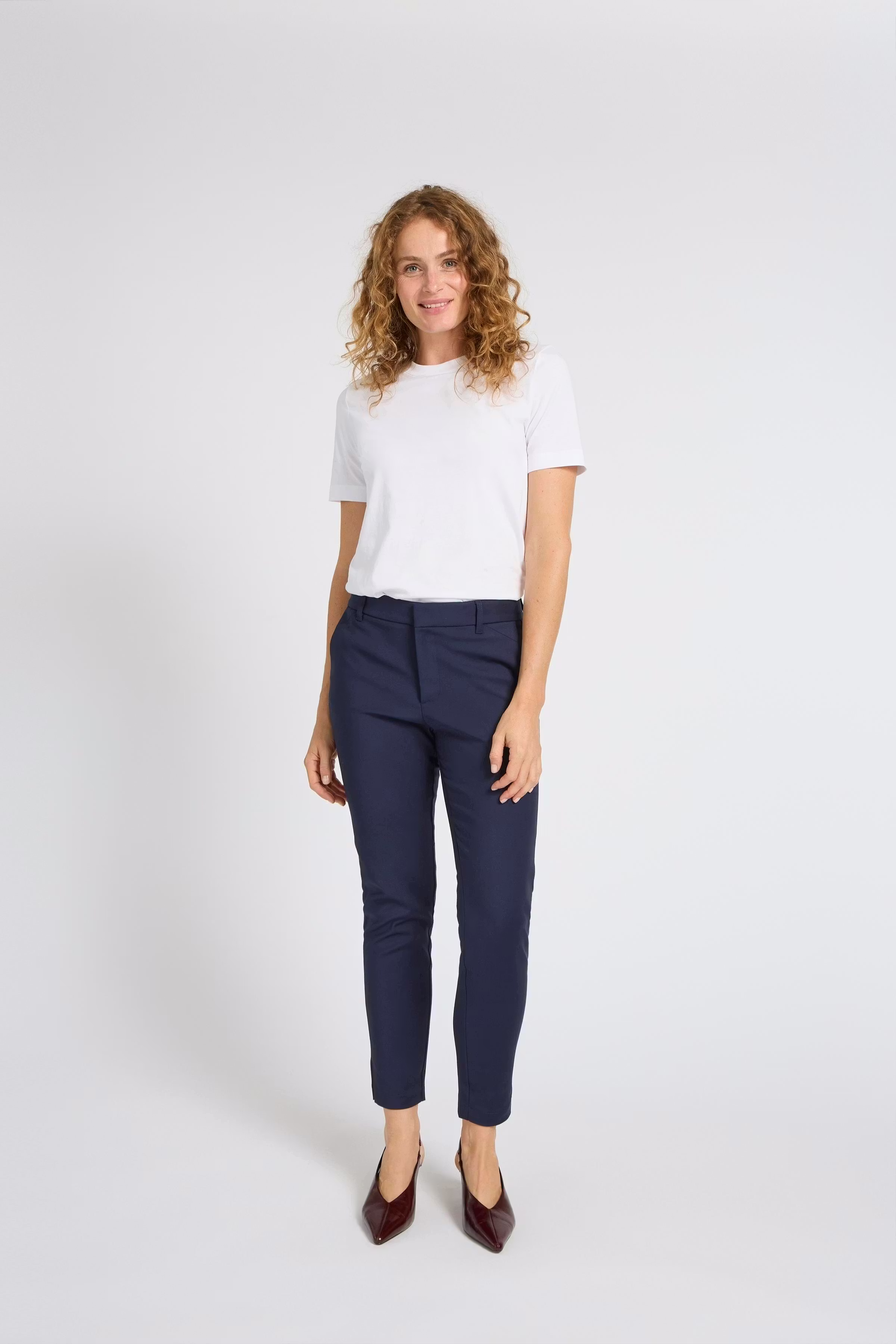 PZBINDY High Waist, Ankle Skinny Leg Trousers LOCATION NONE 50210331-194020