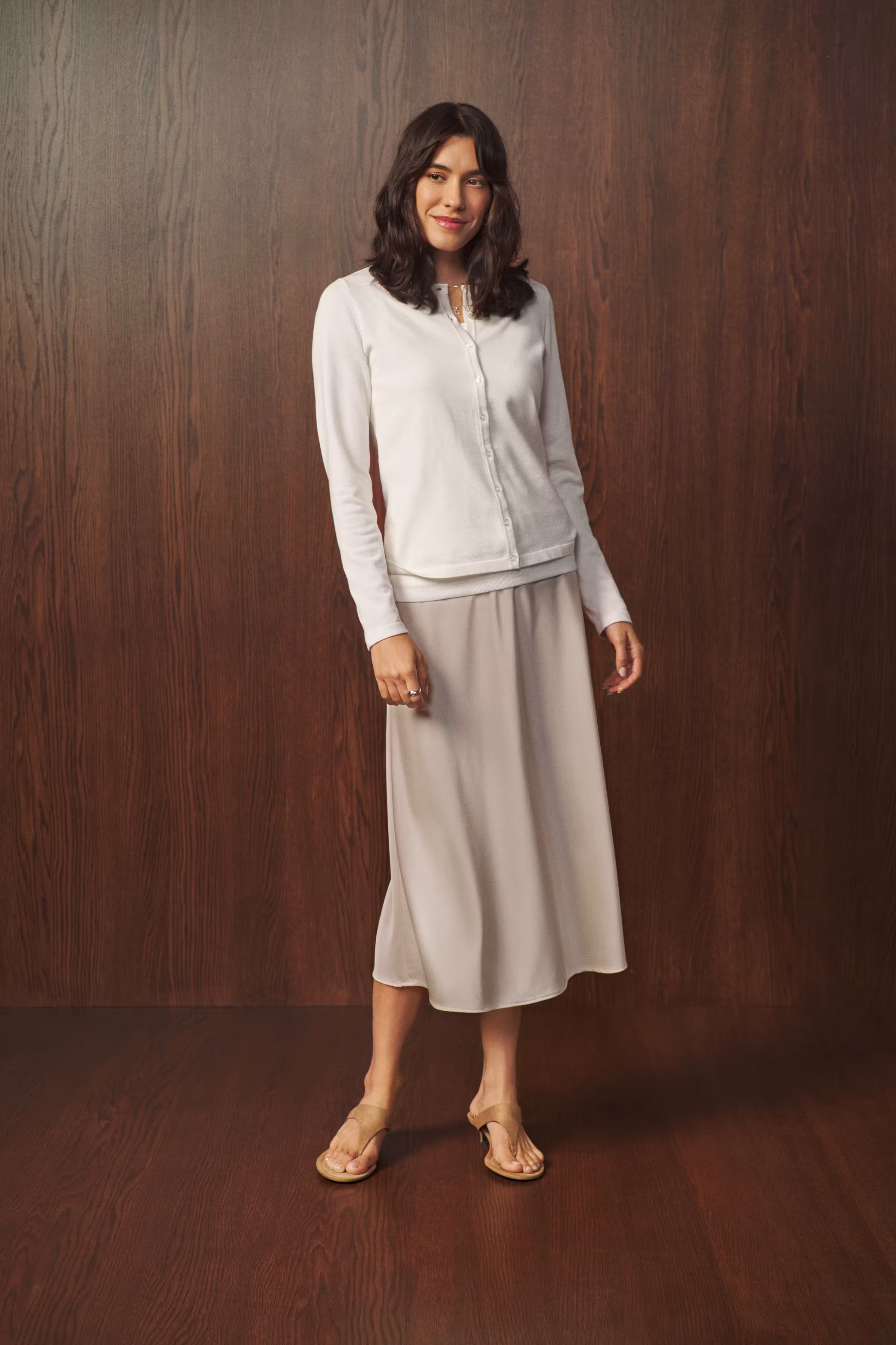 MilaSZ R-Neck Cardigan LOCATION NONE 30500005-110605