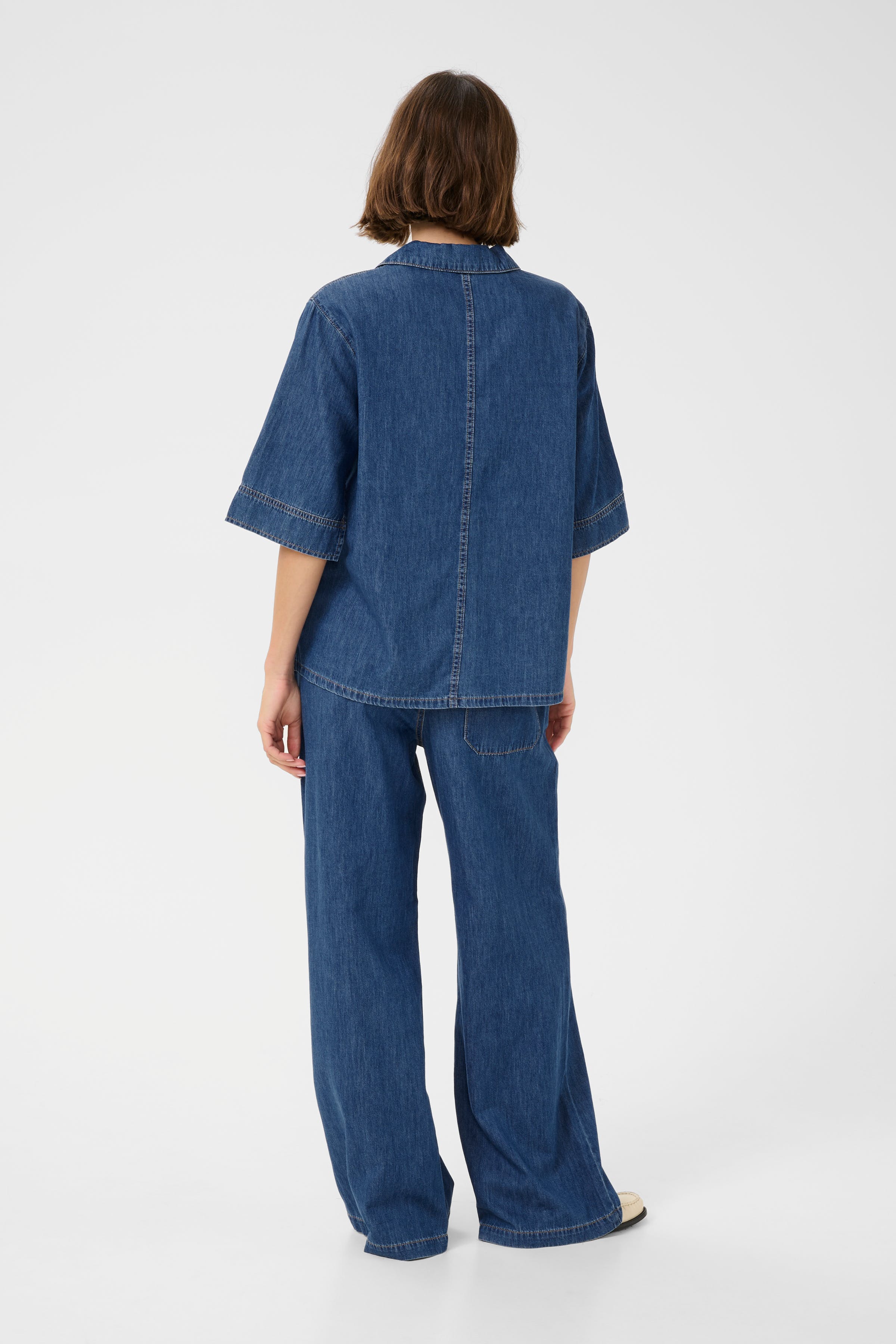 CUpin Denim blouse LOOKBOOK BACK 50111964-500029