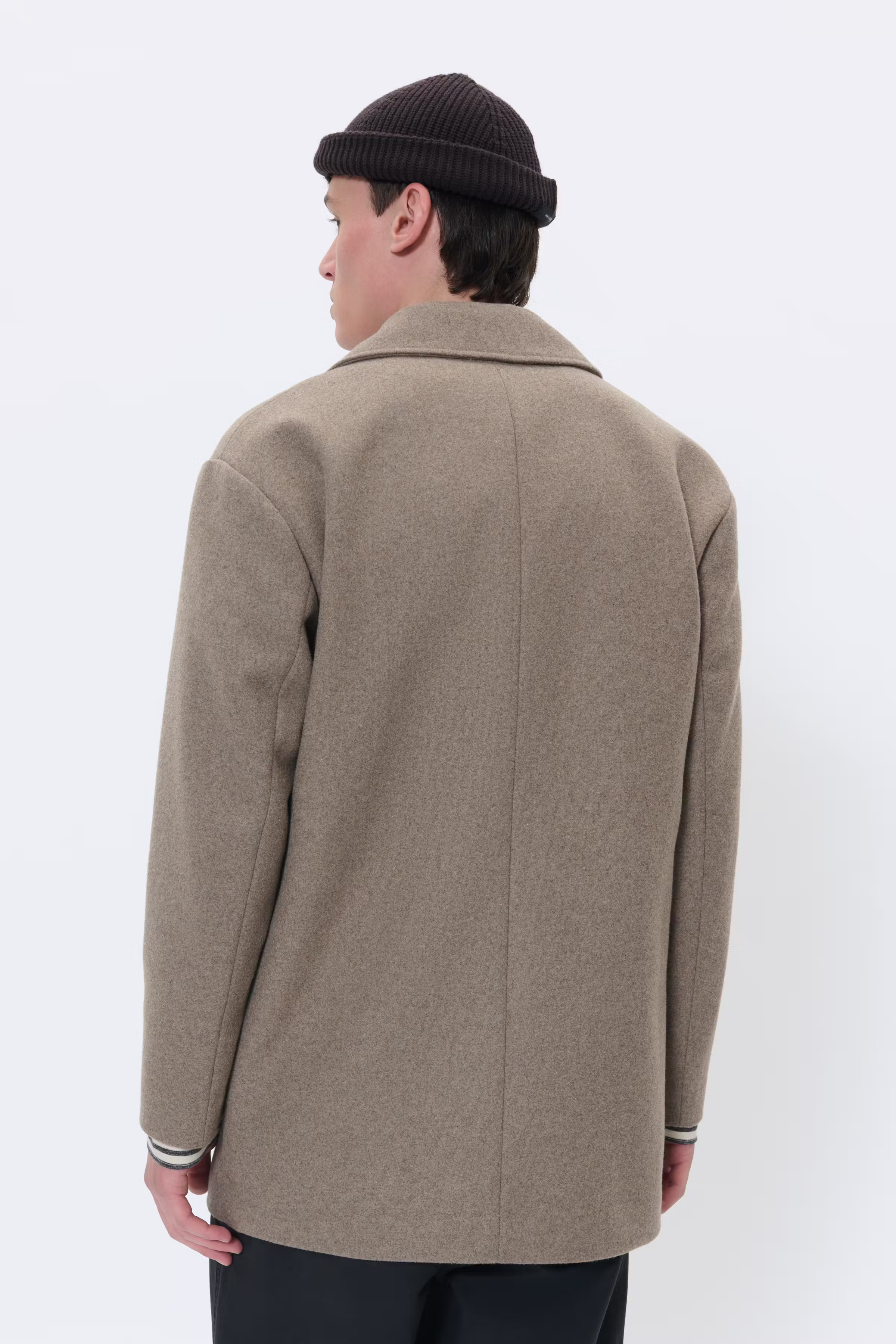 MAburnley Wollen Jas LOOKBOOK BACK 30208565-171108