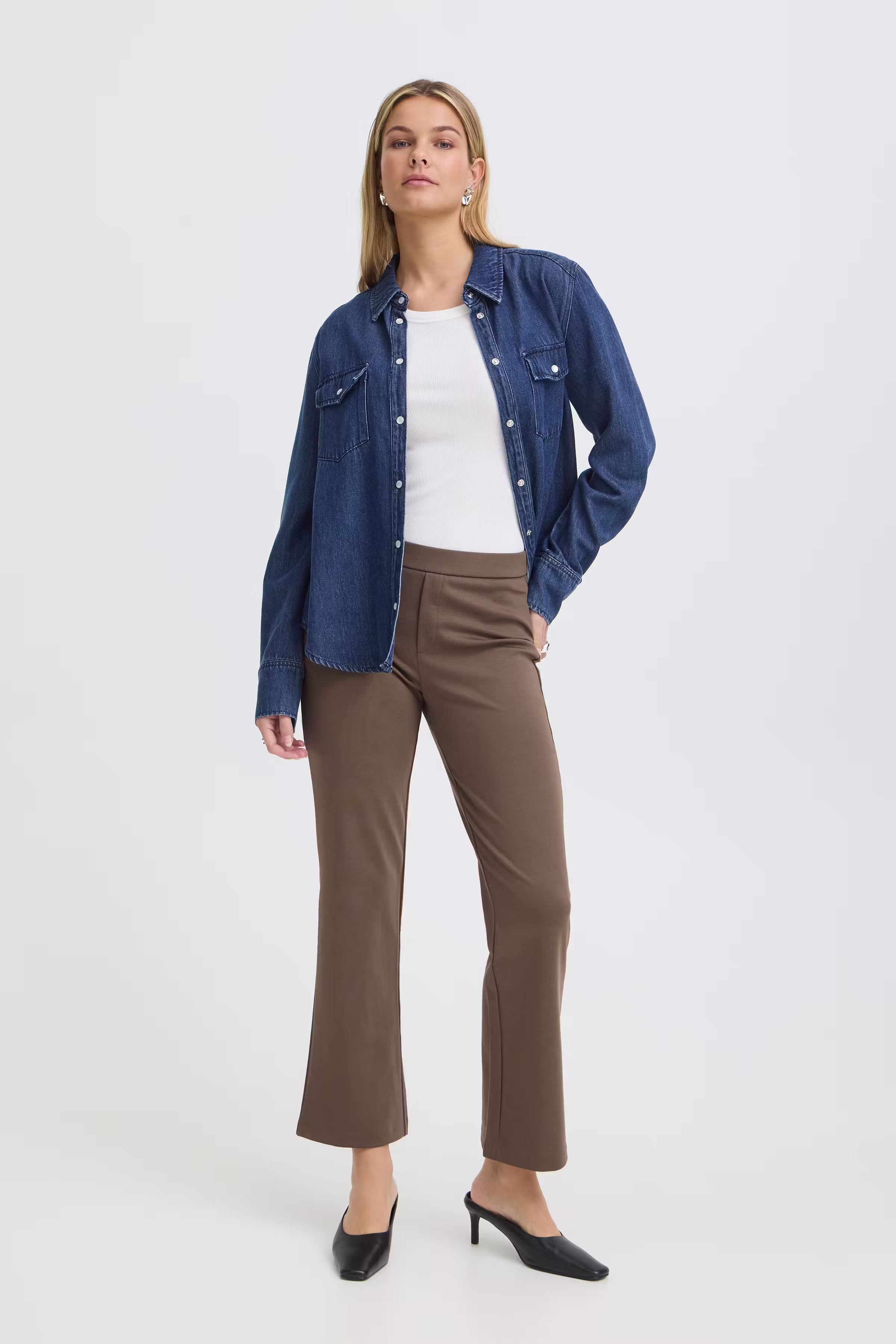 FRBLAZER Bukser LOOKBOOK FRONT 20611825-190916