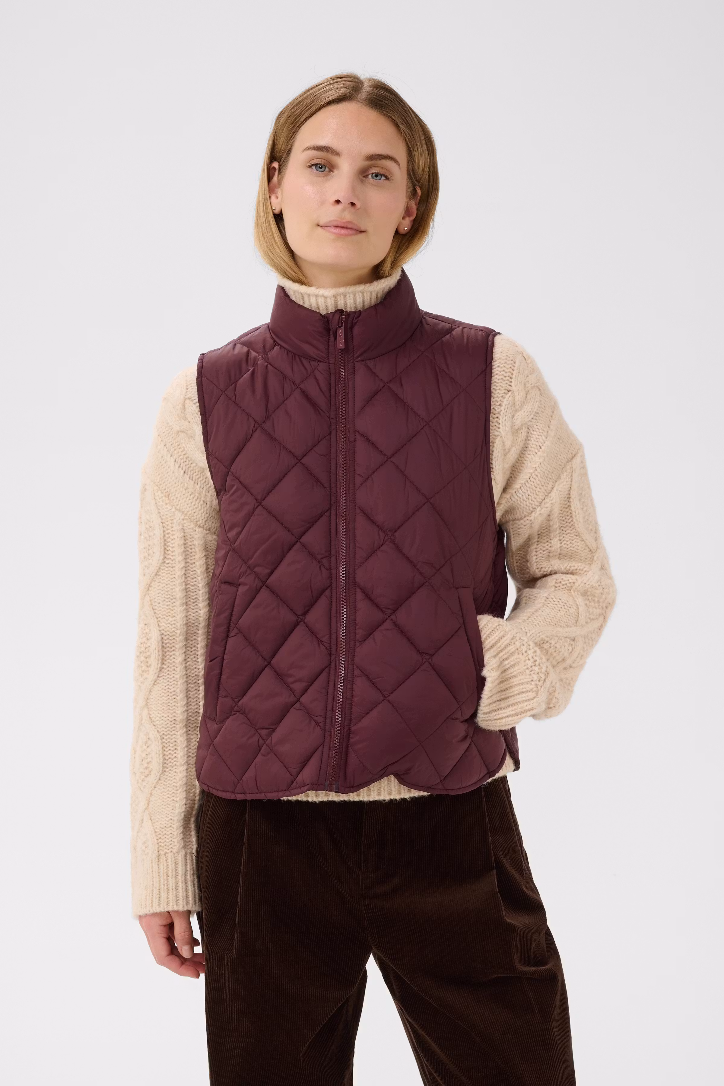 CarlotaPW Warm vest LOOKBOOK FRONT 30310628-191627