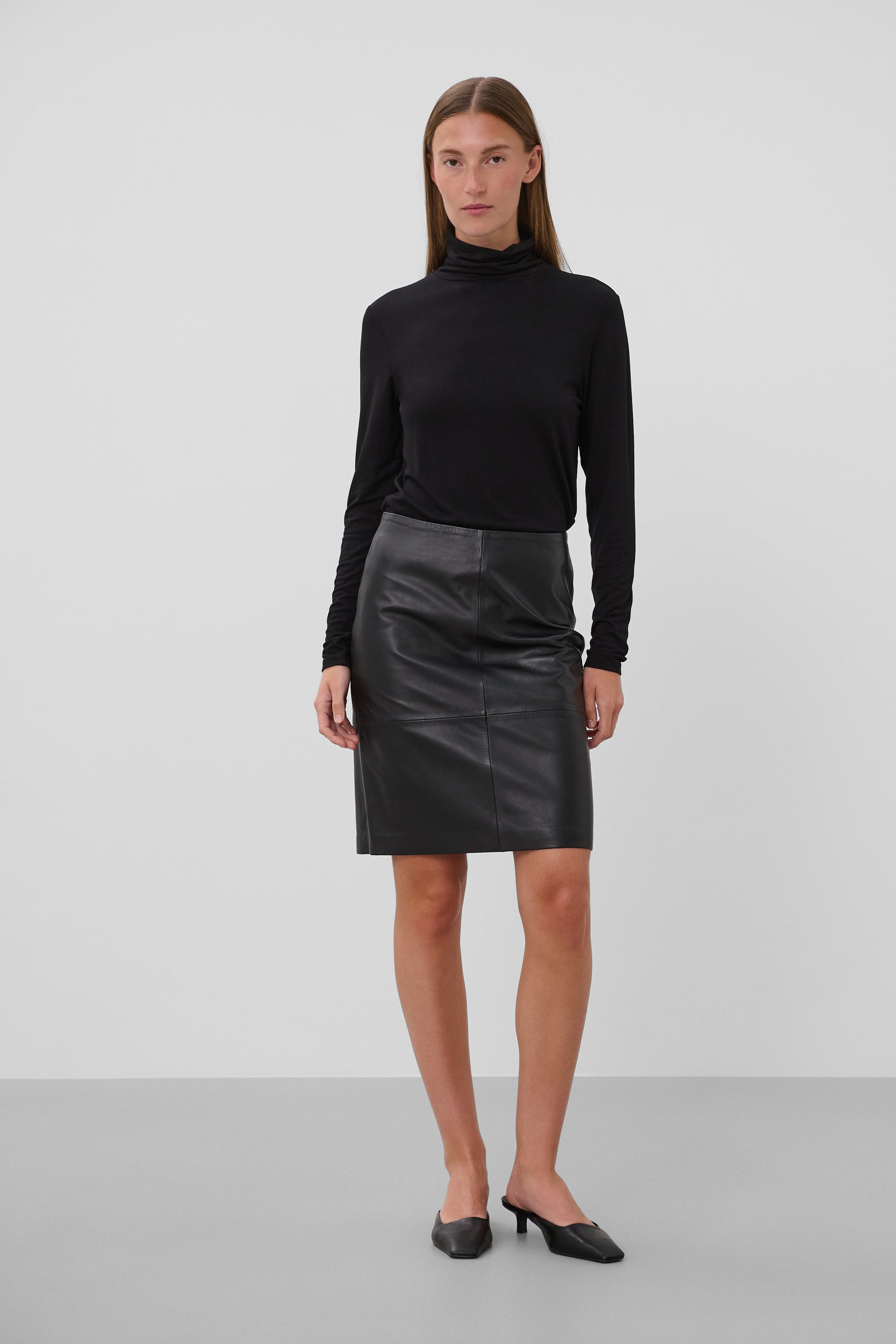 Leren rok LOOKBOOK FRONT 30402540-40050