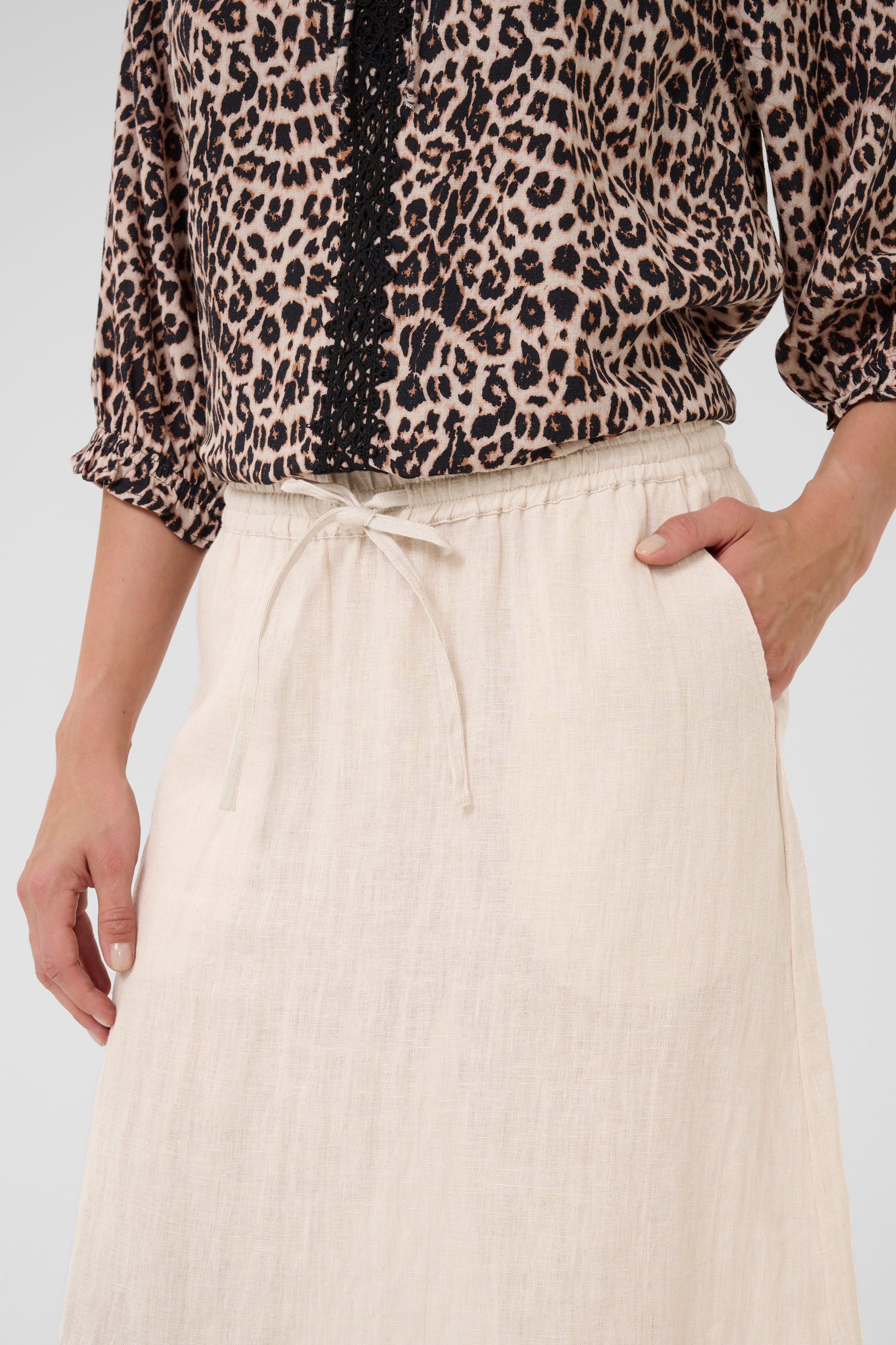 CRBellis Jupe en lin LOOKBOOK DETAIL 10613358-104537