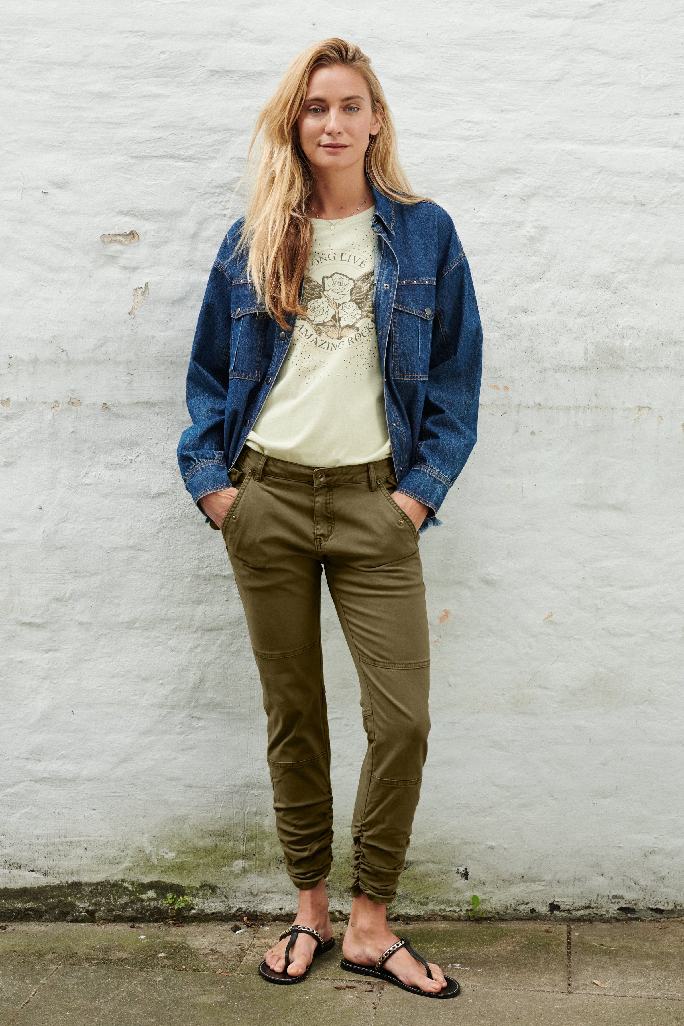 PZFAYLINN Mid Waist Skinny Leg Hose LOCATION NONE 50207985-190510