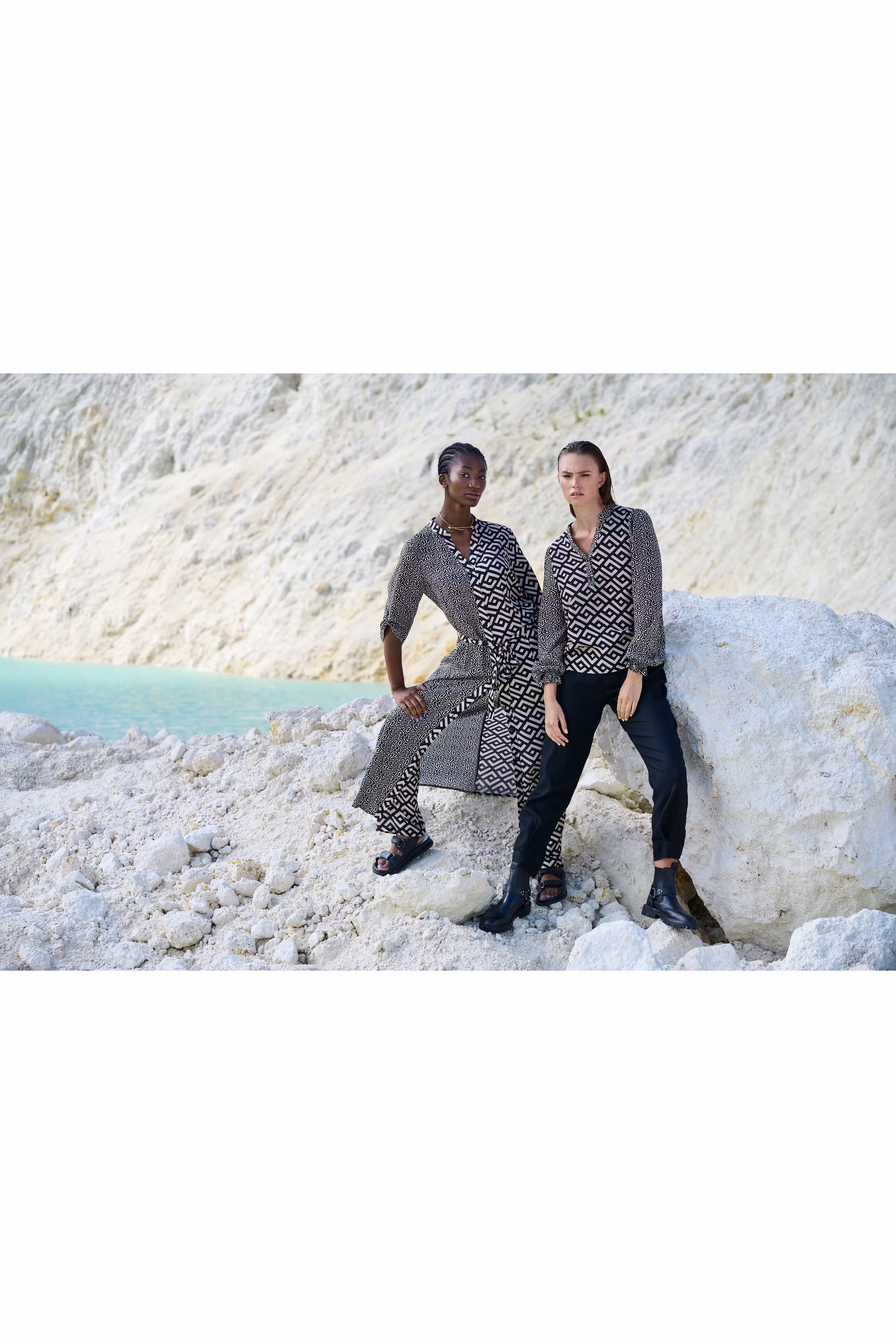 PZLUCA High Waist Bukser LOCATION NONE 50207379-193911