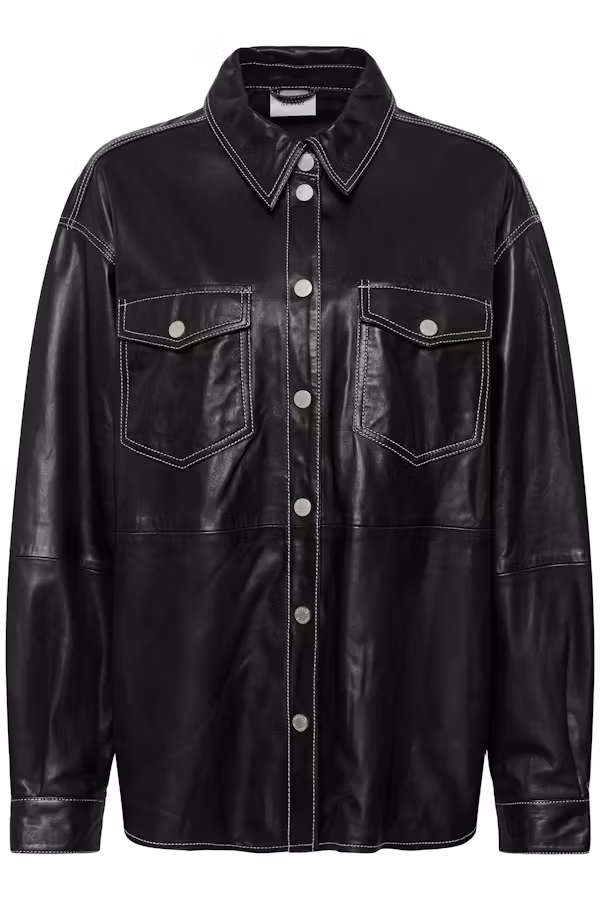 GZmargo Leather shirt PACK FRONT 10910862-100017