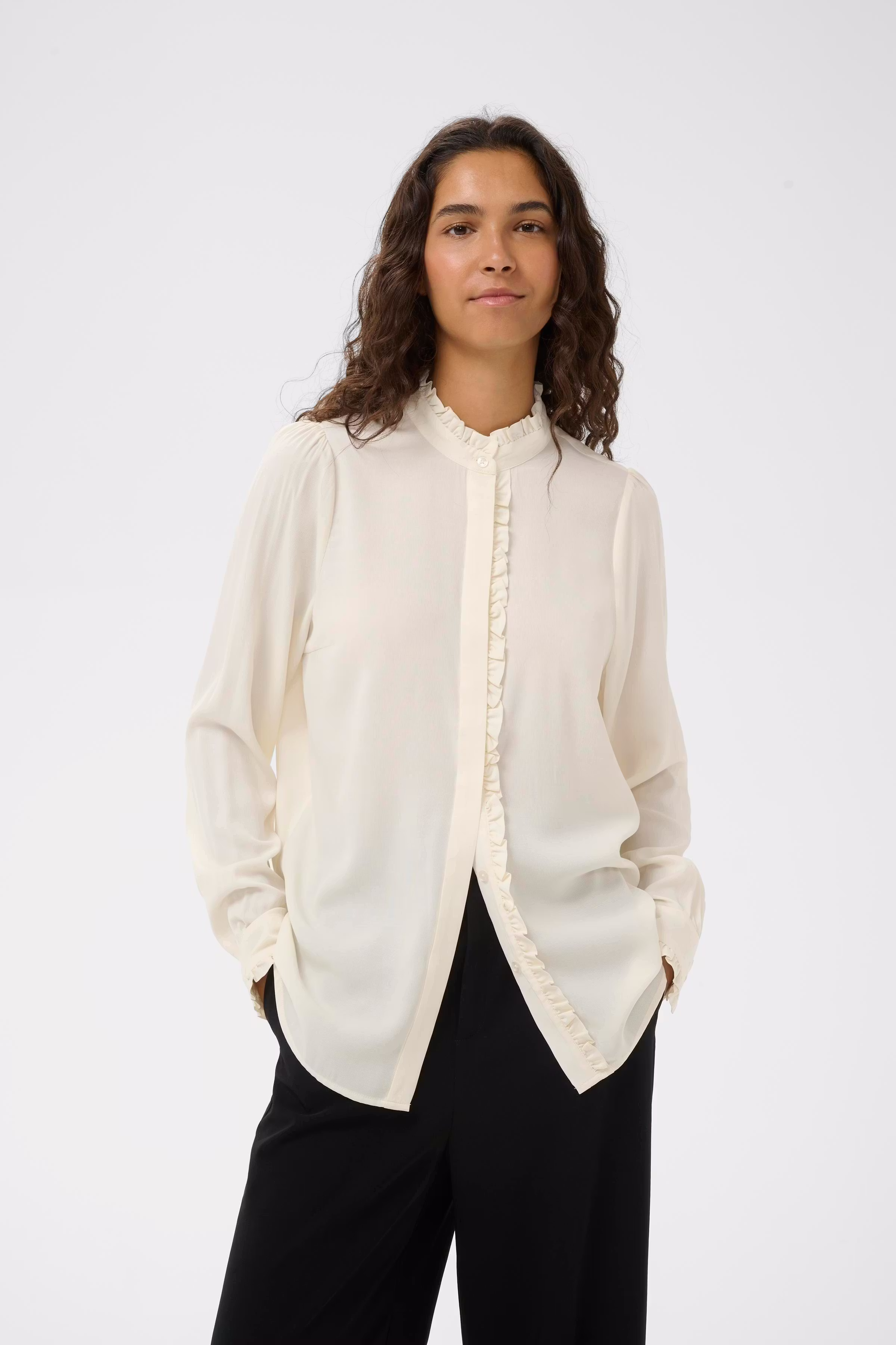 VidenzoIW Skjorte LOOKBOOK FRONT 30110737-110701