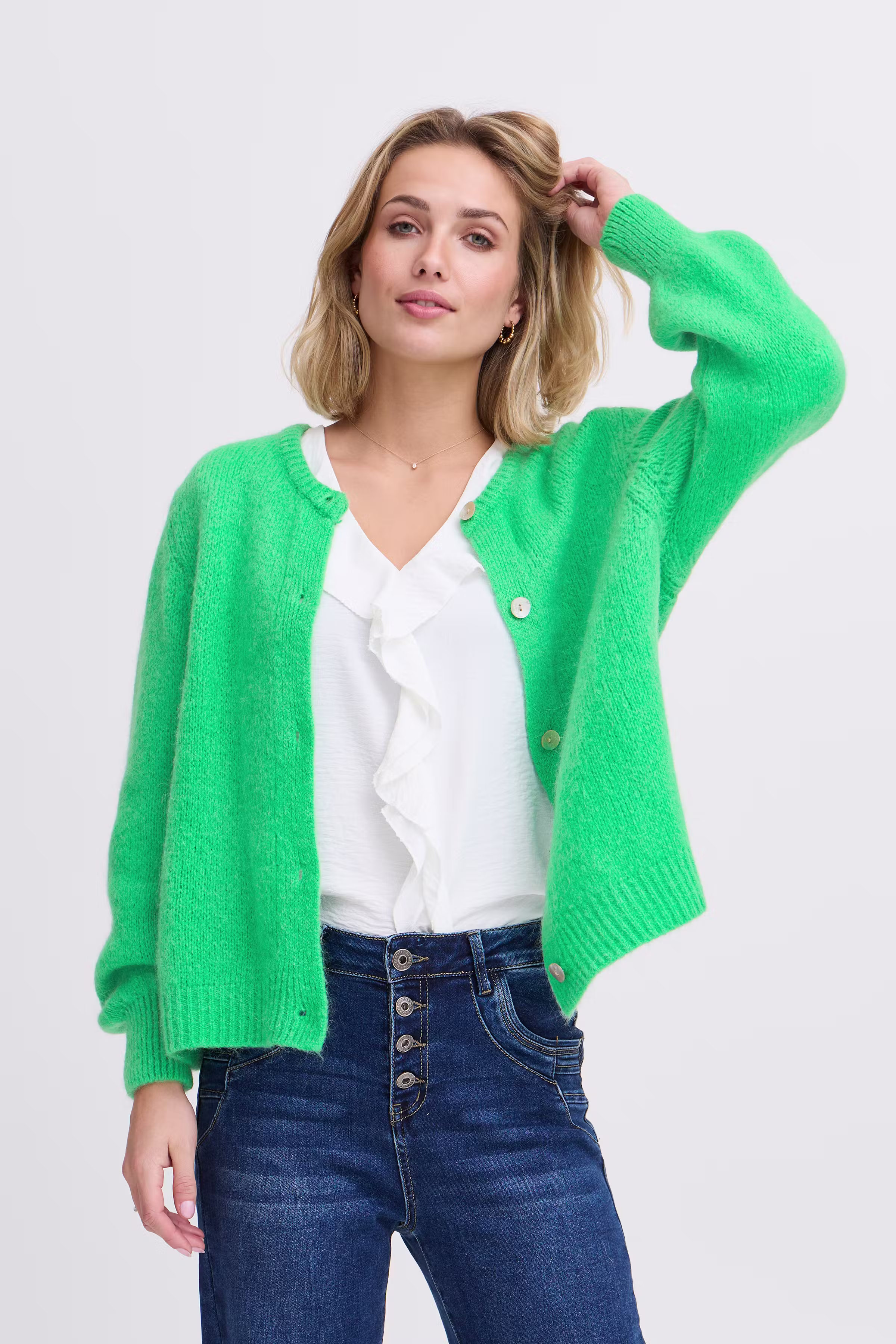 SBGULVIG Cardigan LOOKBOOK FRONT 22100655-166127