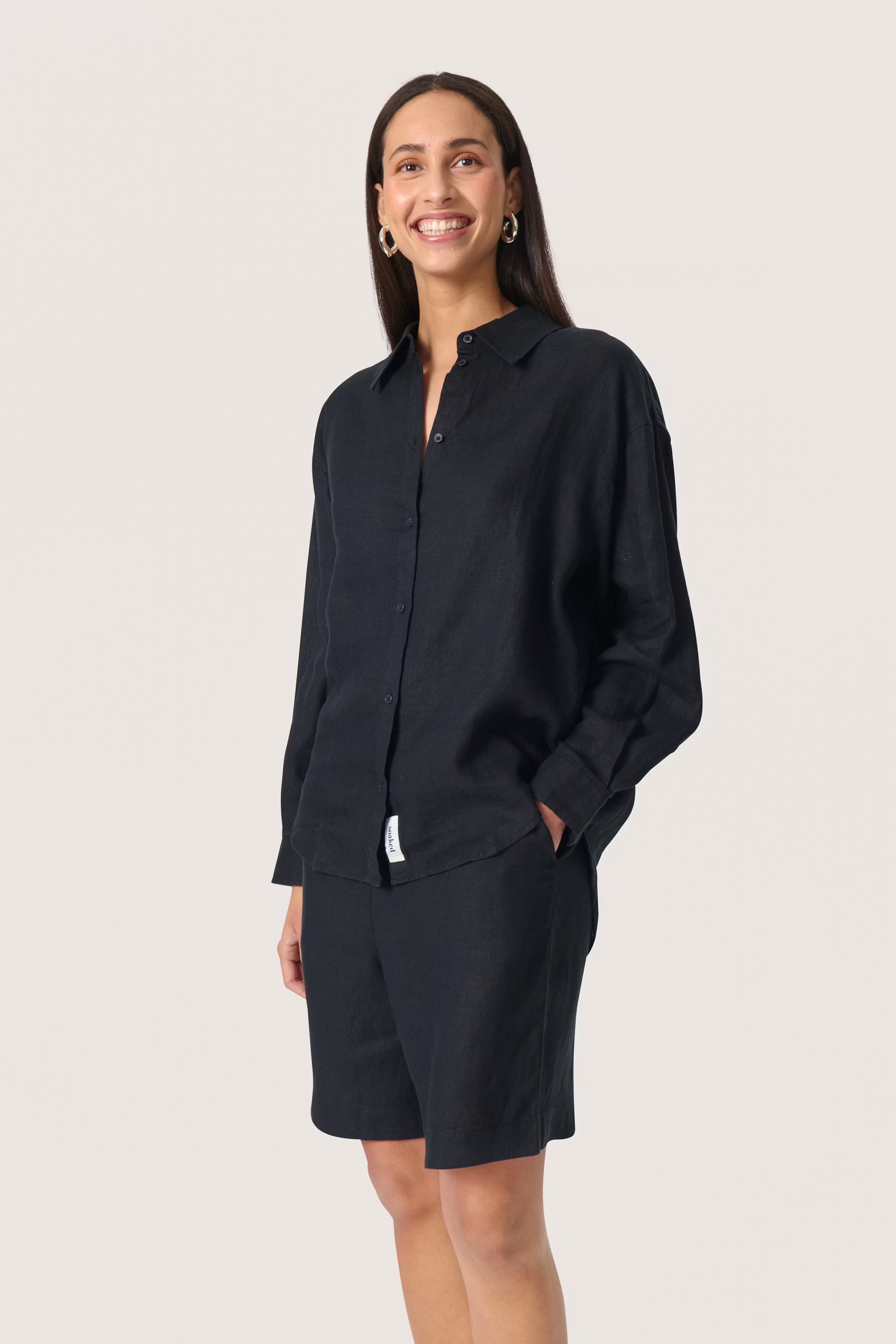 SLCelian Linne Skjorta LOOKBOOK FRONT 30408214-194008