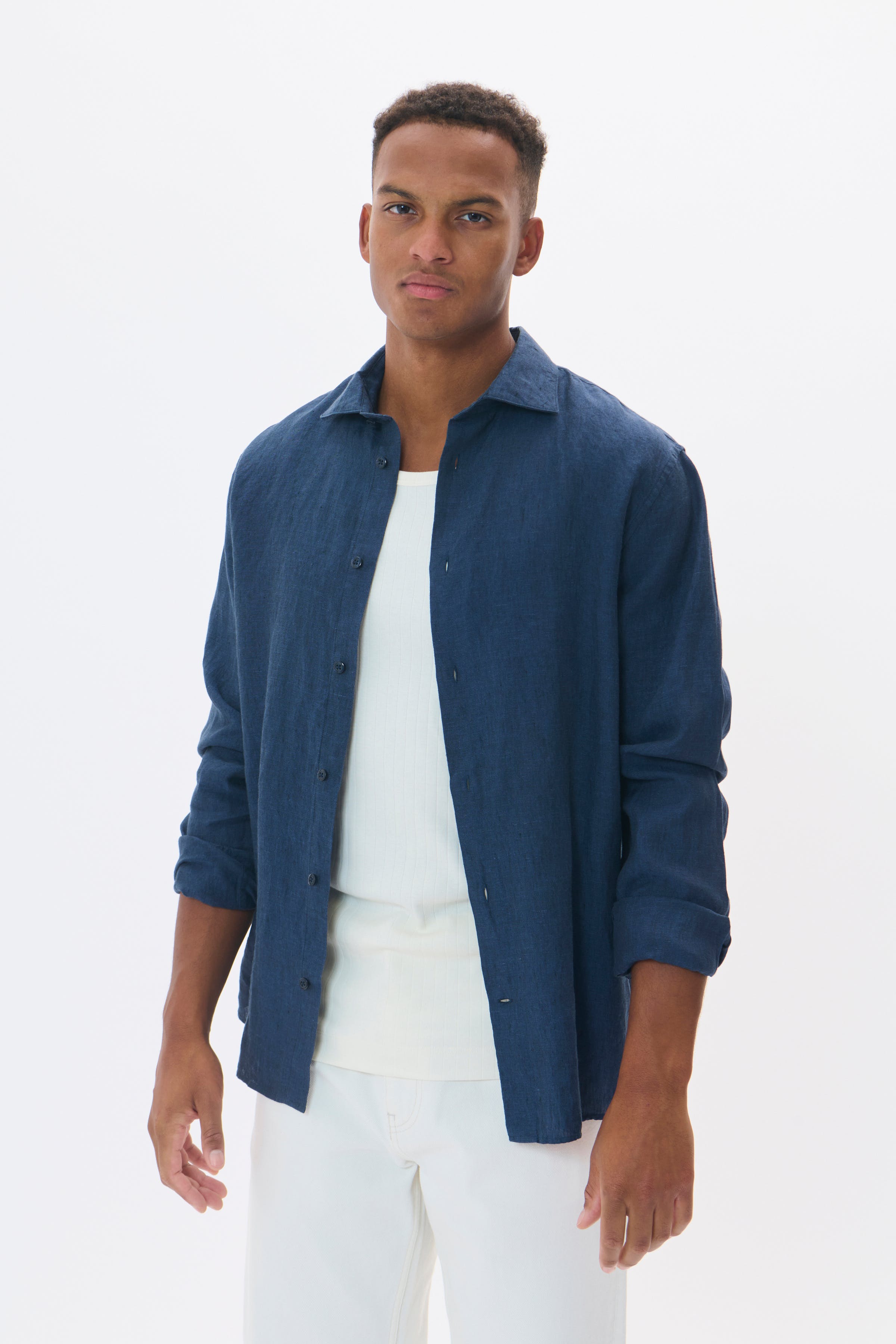 MAmarc linnen overhemd LOCATION NONE 30205841-194011
