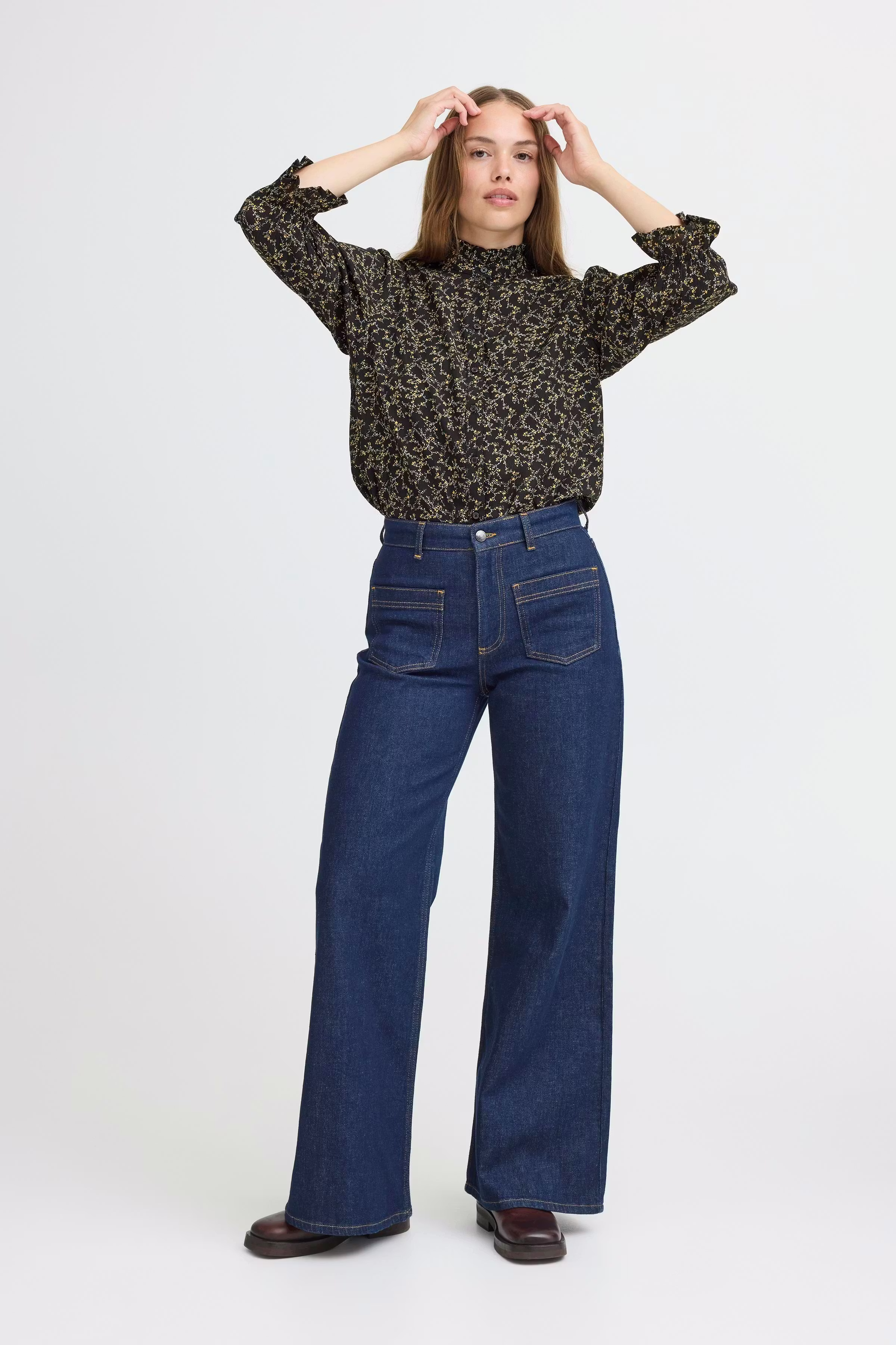 PZFALULLA Bluse LOOKBOOK FRONT 50209206-203589