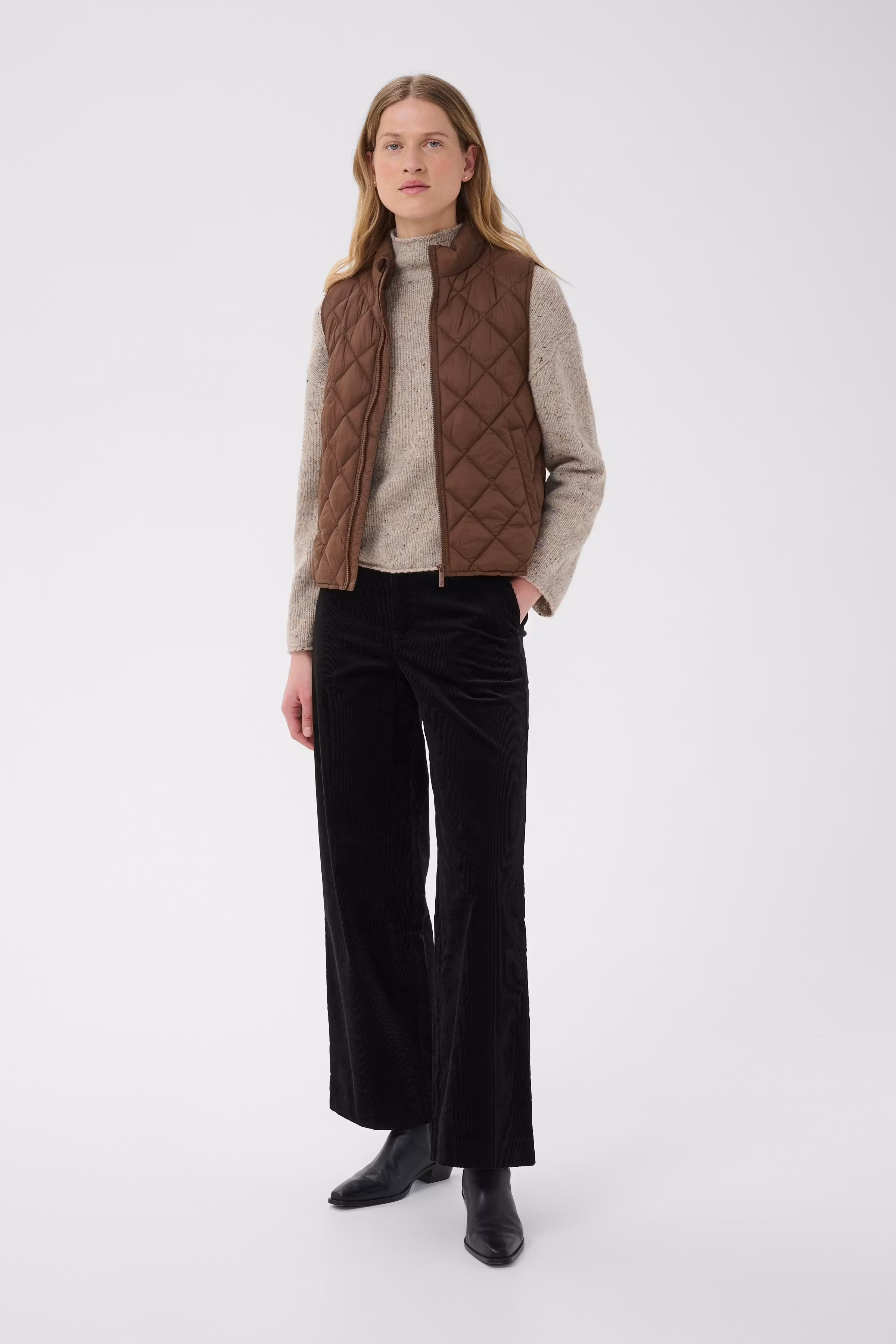 CarlotaPW Warm vest LOOKBOOK FRONT 30310628-191223